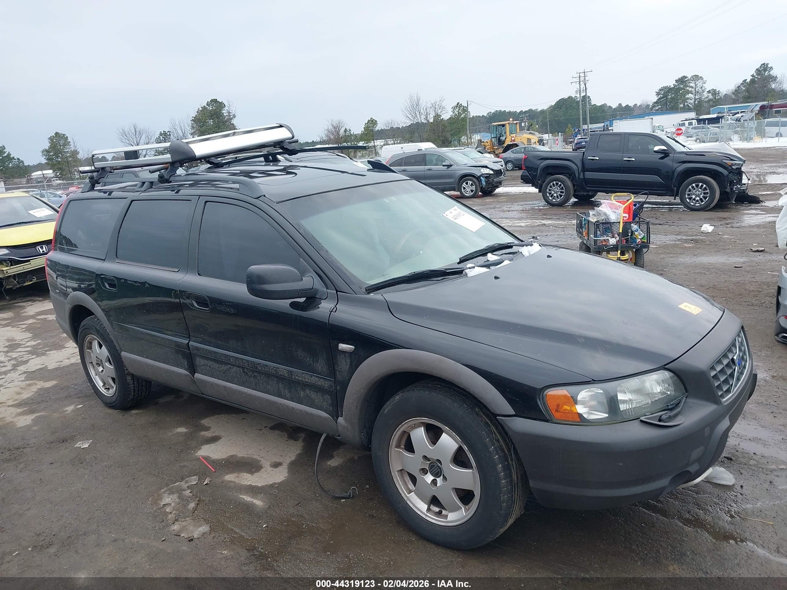 2002 Volvo V70 Xc Черный vin: YV1SZ58D421076878