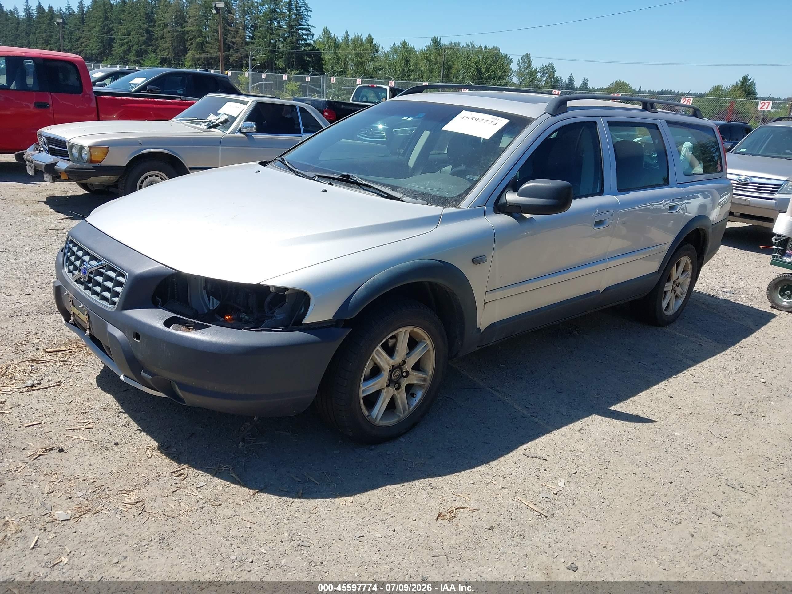 2002 Volvo V70 Xc Silver vin: YV1SZ58D521068854