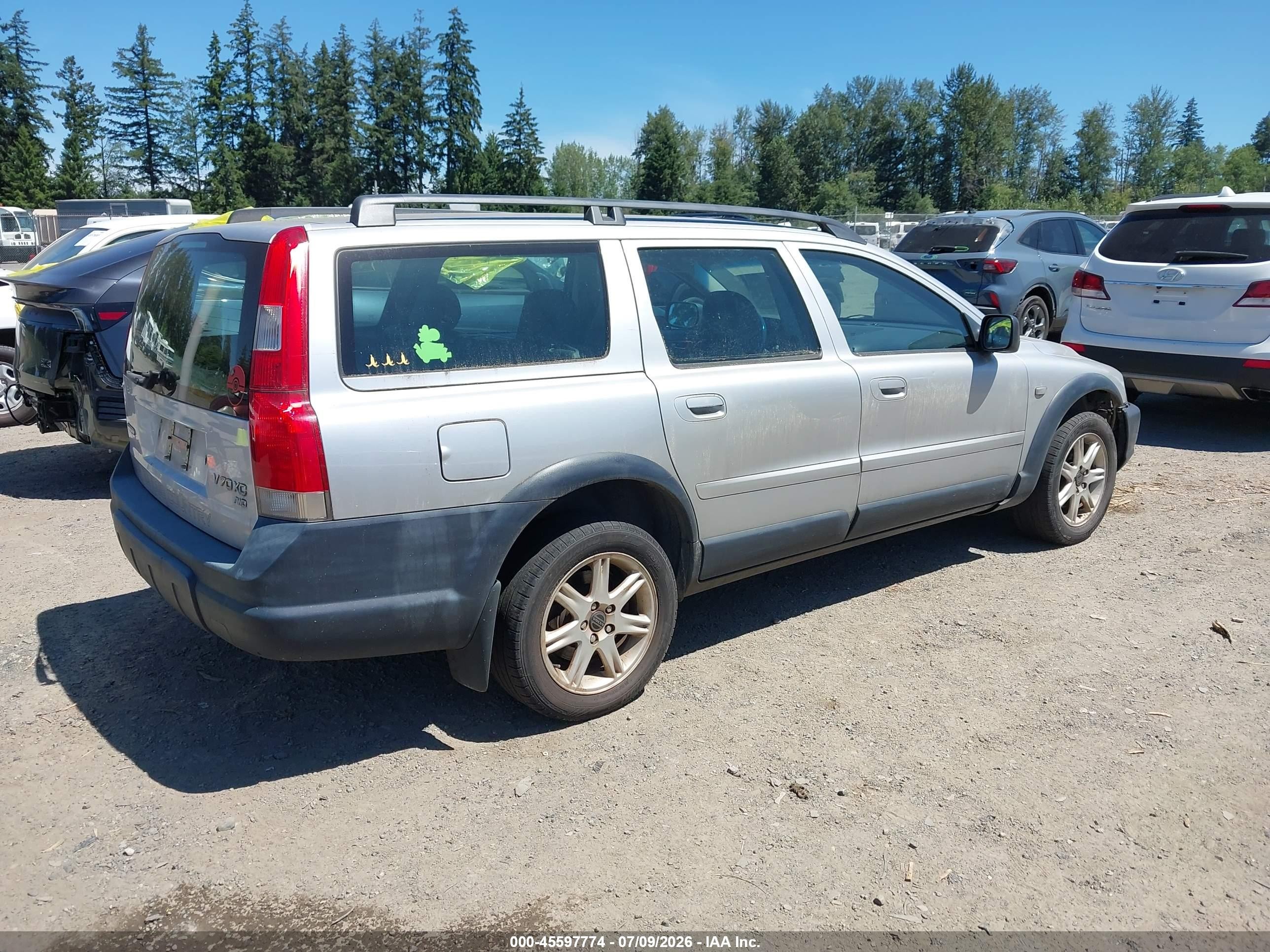 2002 Volvo V70 Xc Silver vin: YV1SZ58D521068854