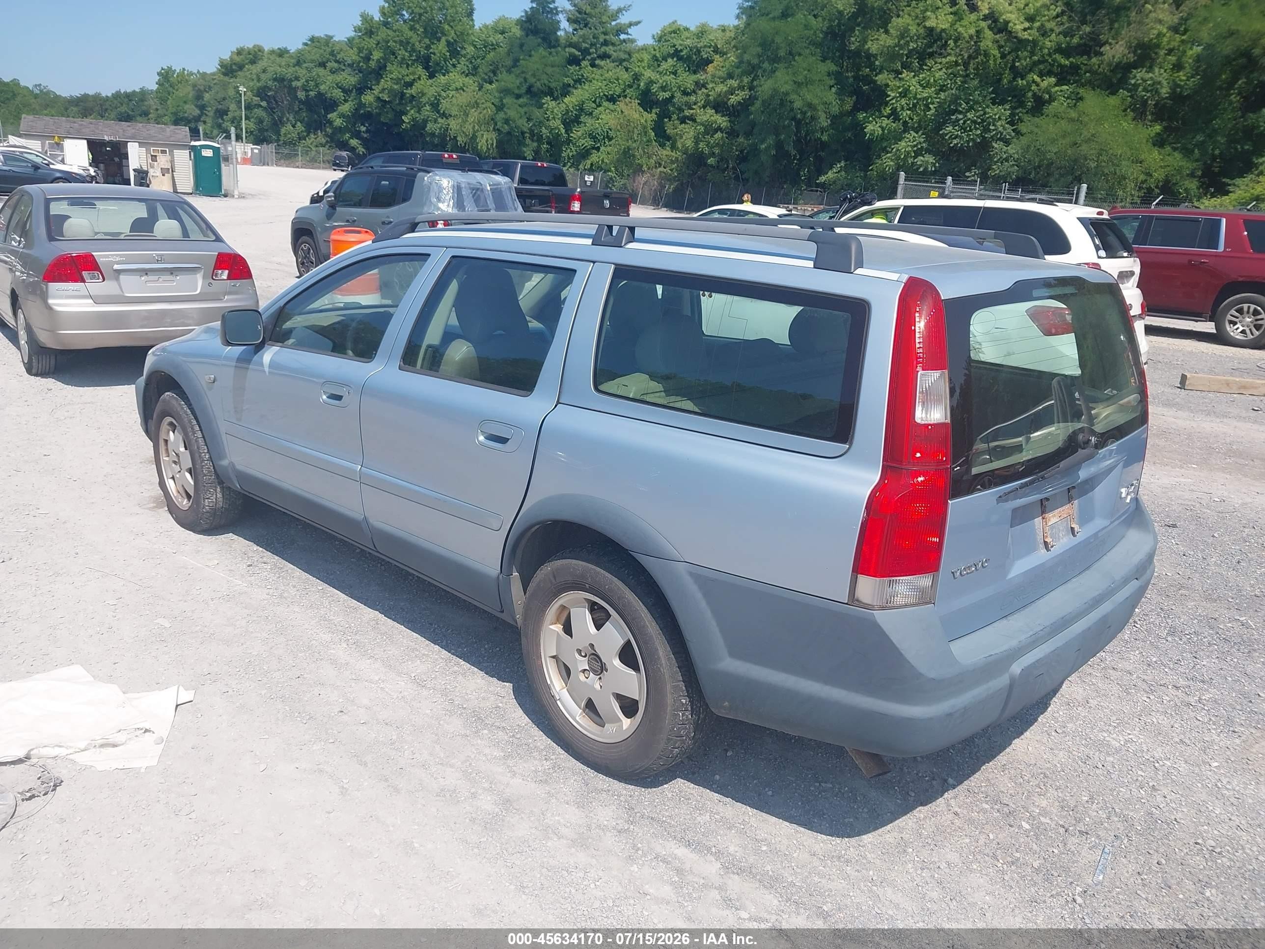 2002 Volvo V70 Xc Blue vin: YV1SZ58D521079384