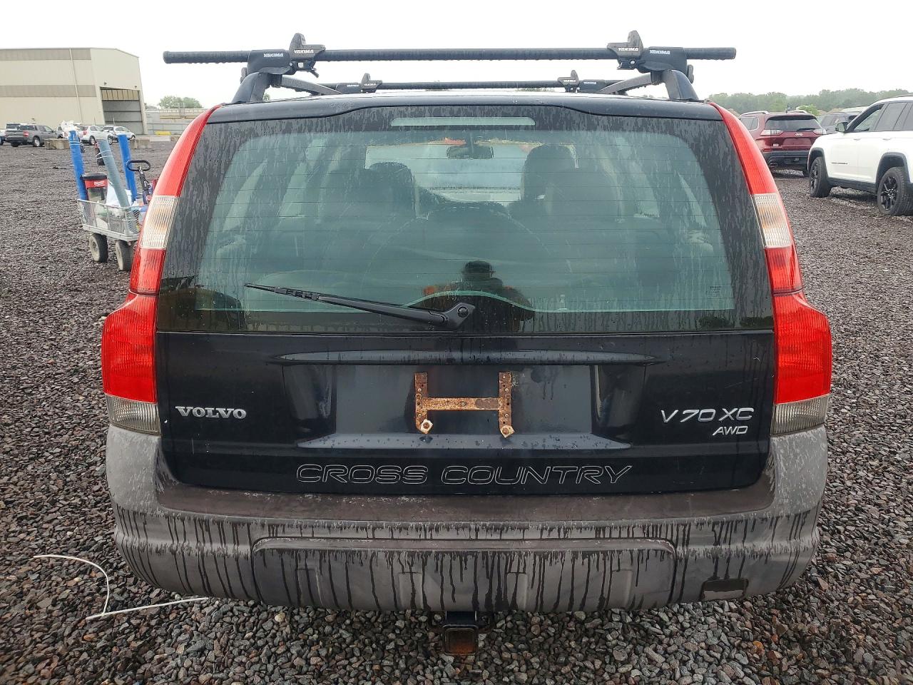 2001 Volvo V70 Xc Black vin: YV1SZ58D711019475