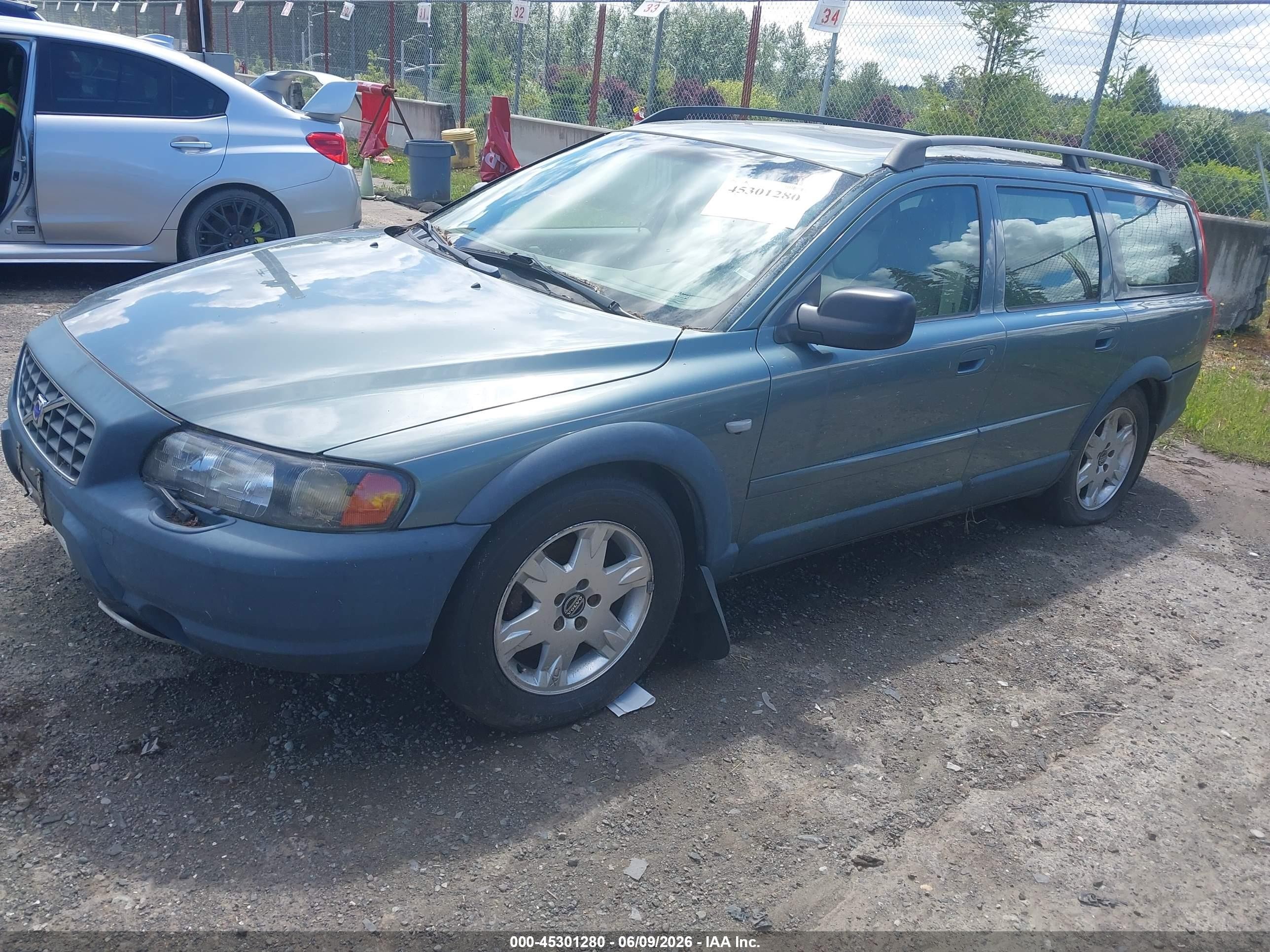 2001 Volvo V70 Xc Blue vin: YV1SZ58D711025373