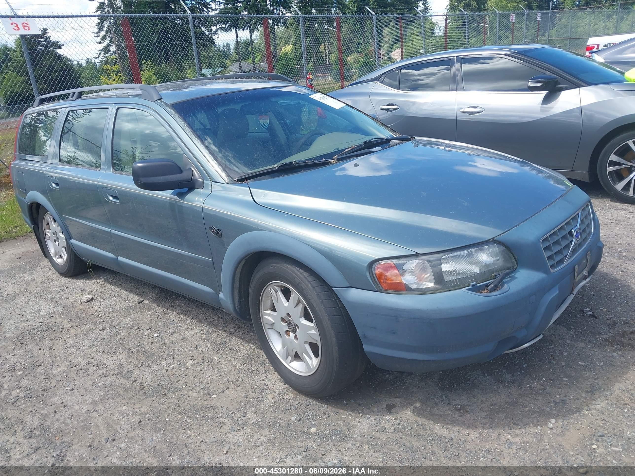 2001 Volvo V70 Xc Blue vin: YV1SZ58D711025373