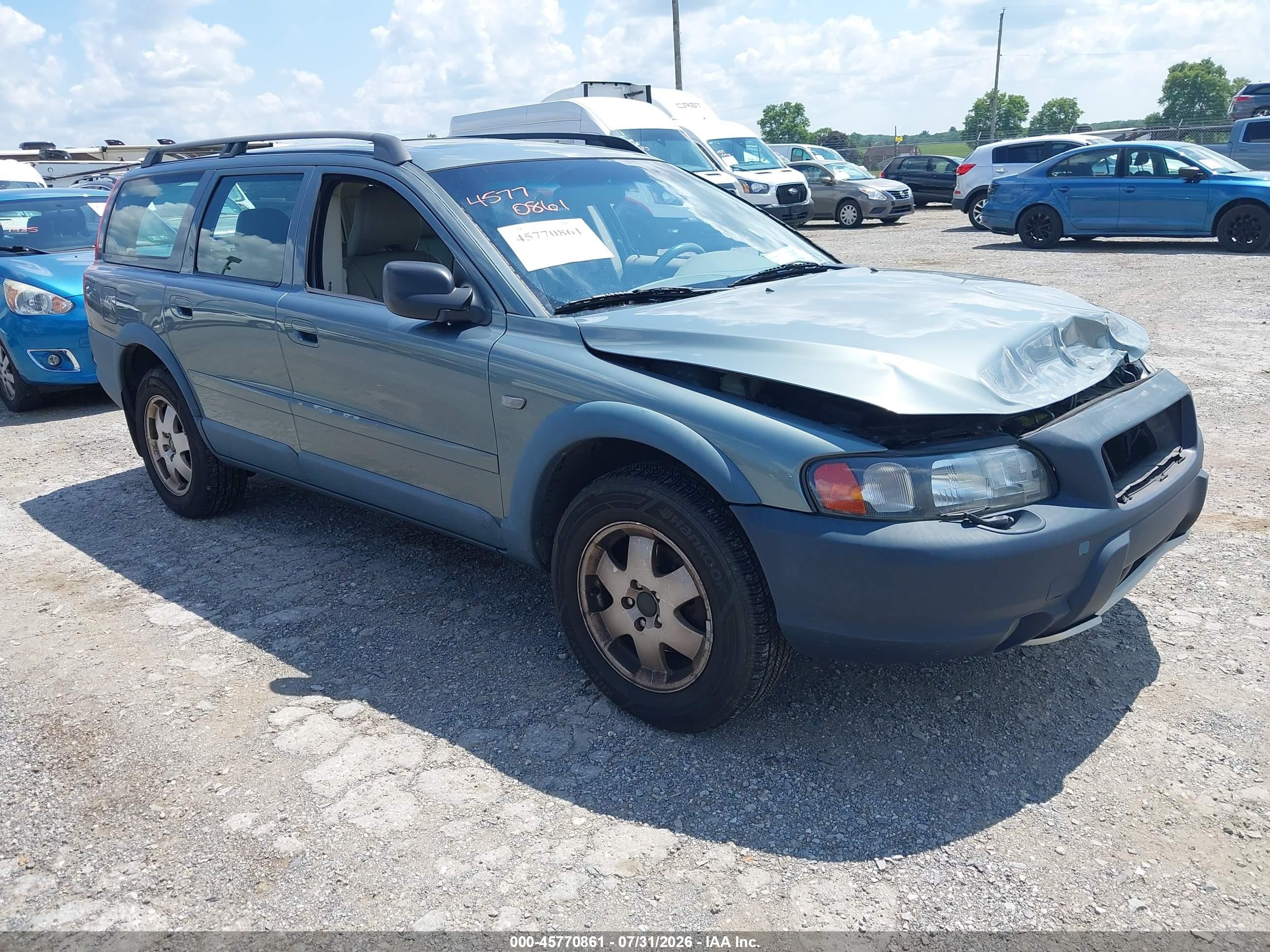 2002 Volvo V70 Xc Blue vin: YV1SZ58D721076597