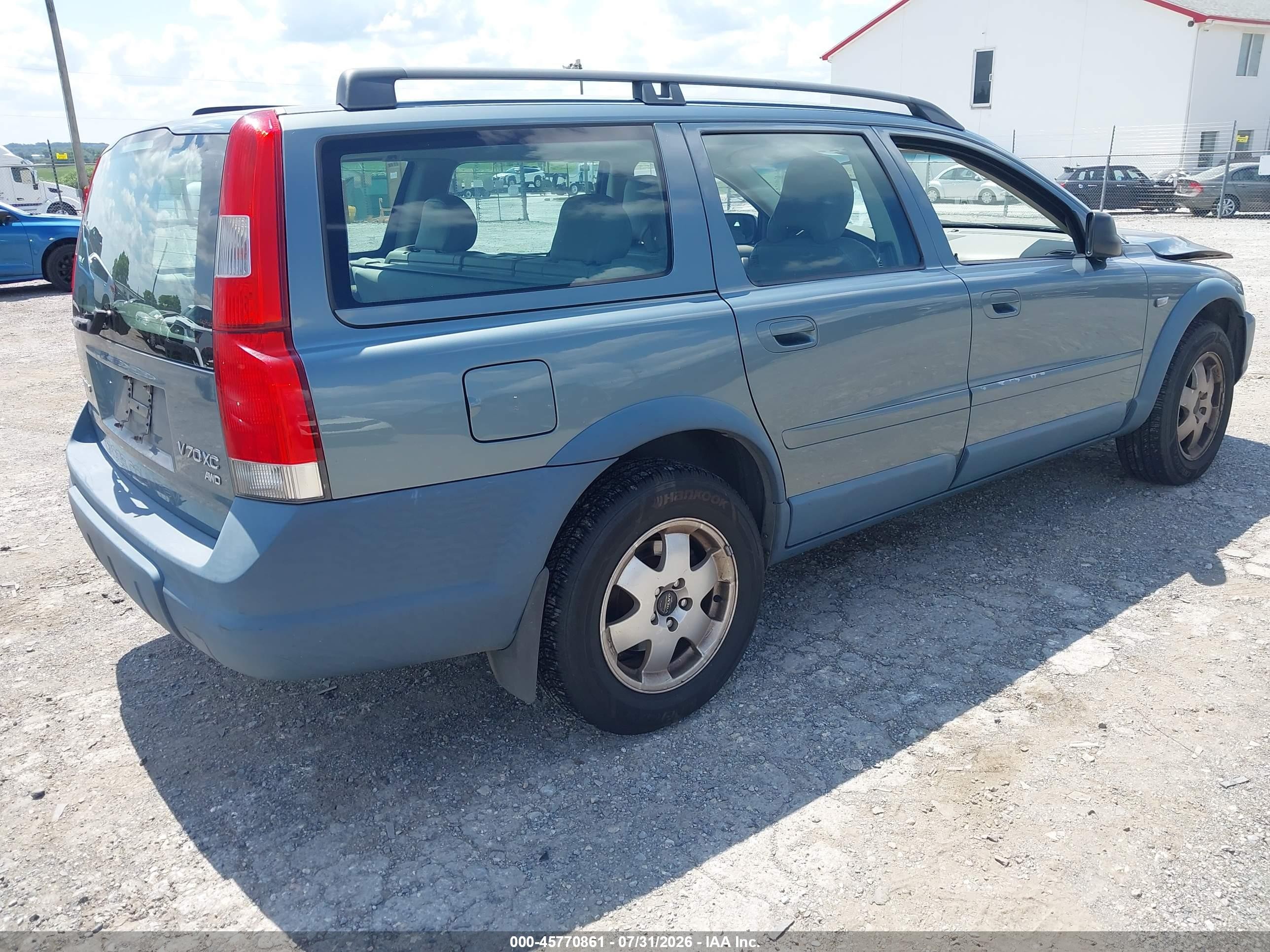 2002 Volvo V70 Xc Blue vin: YV1SZ58D721076597
