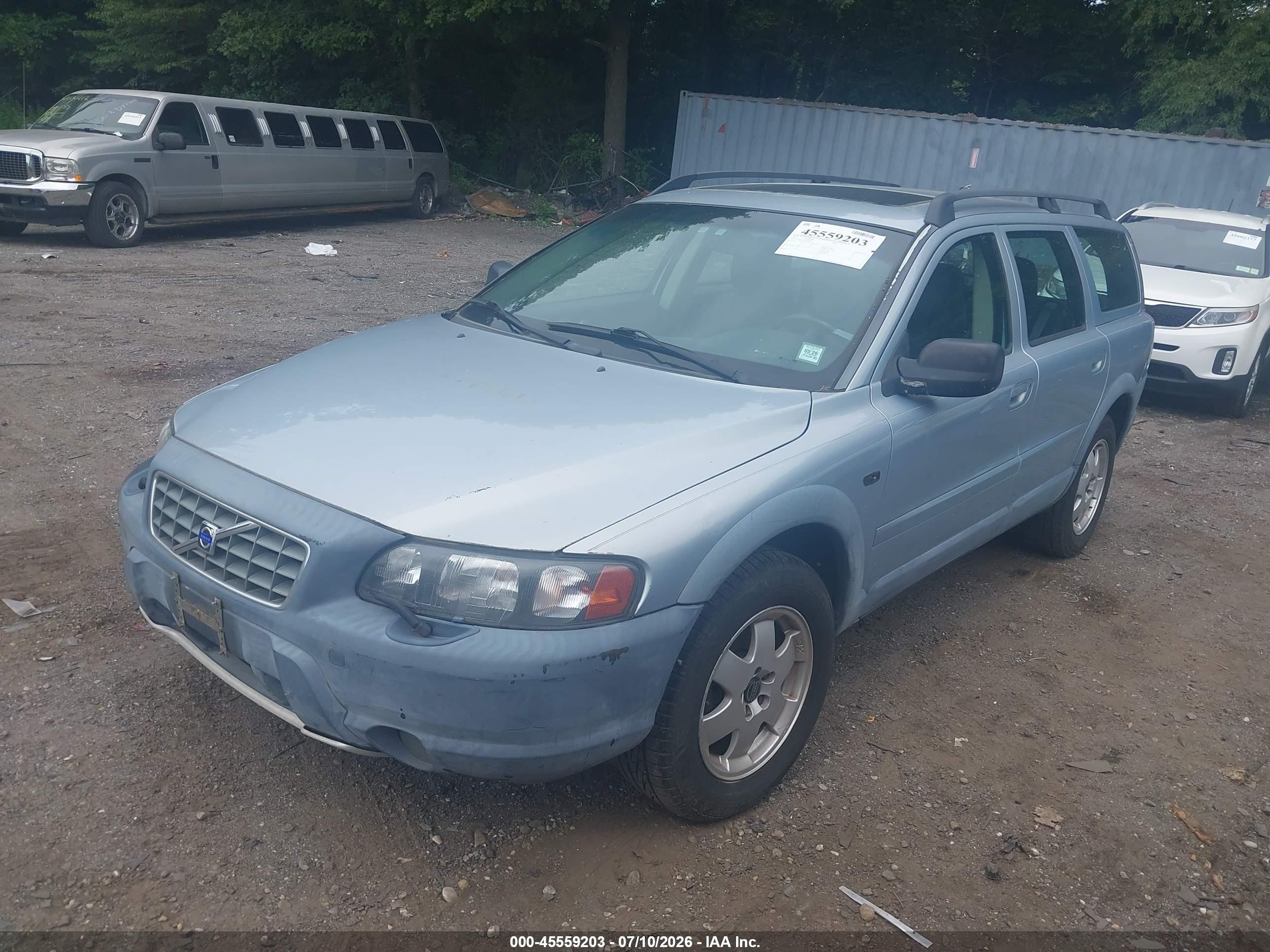 2001 Volvo V70 Xc Blue vin: YV1SZ58D811003477