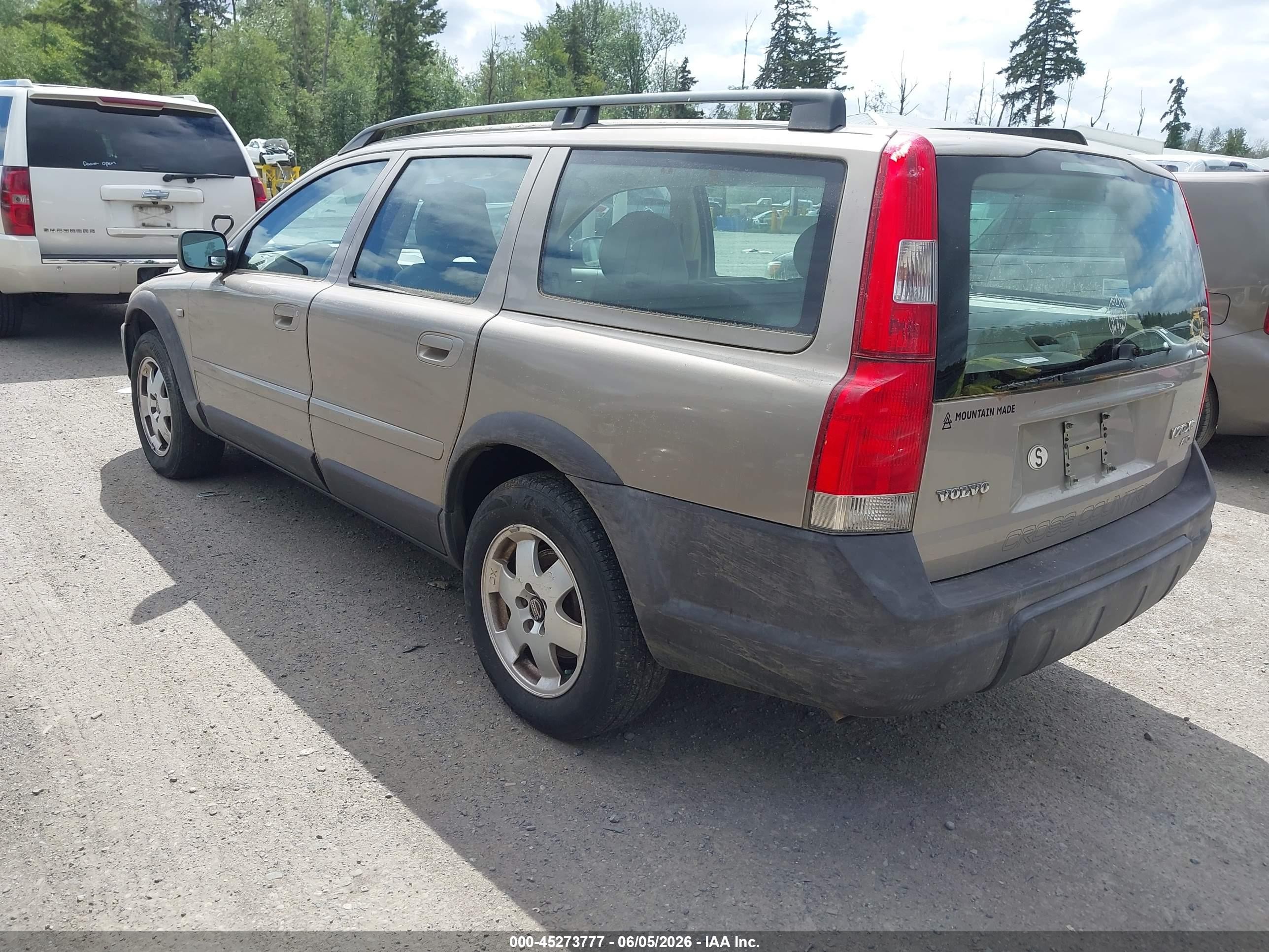 2001 Volvo V70 Xc Gold vin: YV1SZ58DX11008325