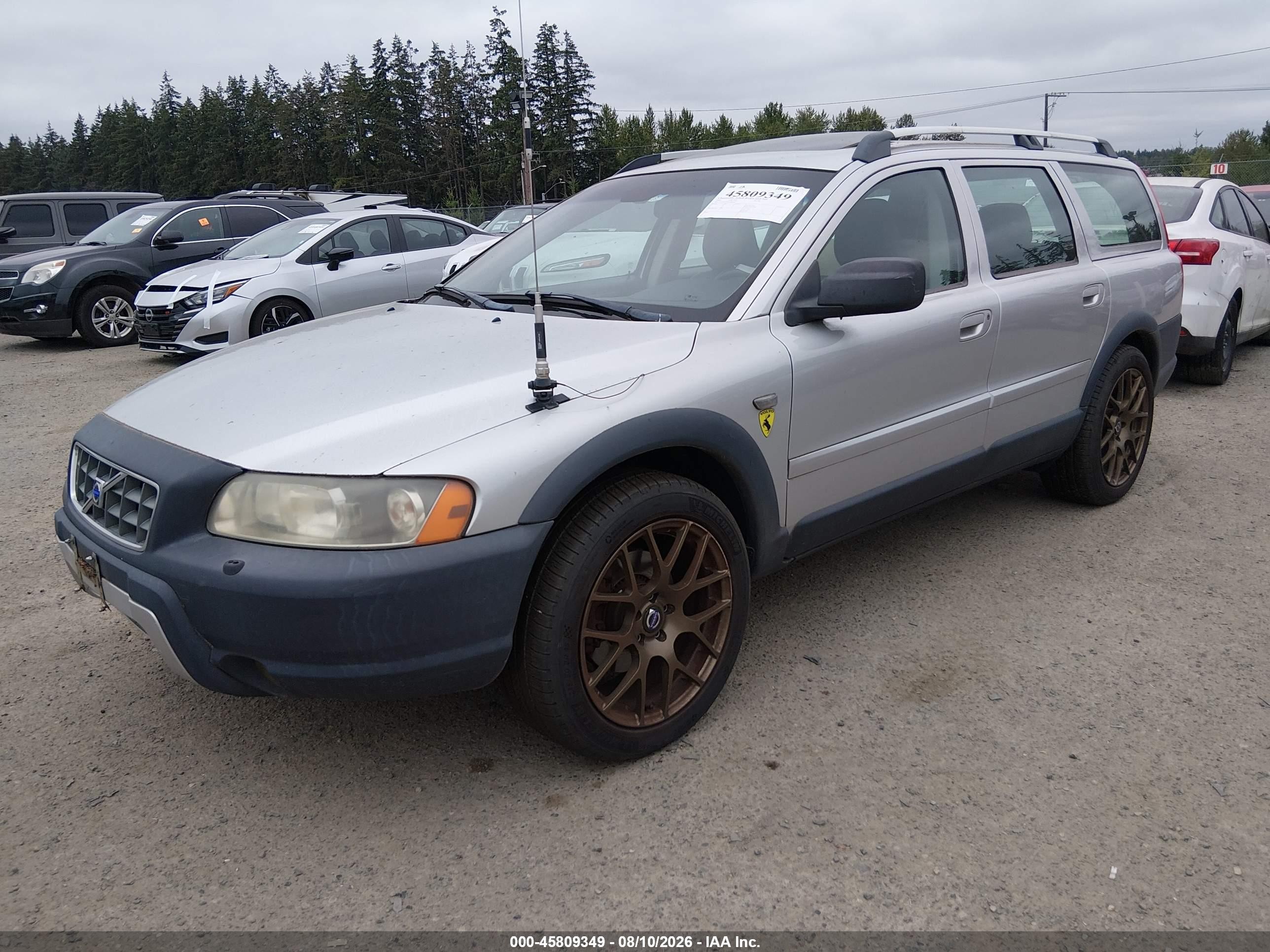 2005 Volvo Xc70 2.5t A Awd/2.5t A Awd Sr Silver vin: YV1SZ592051180835