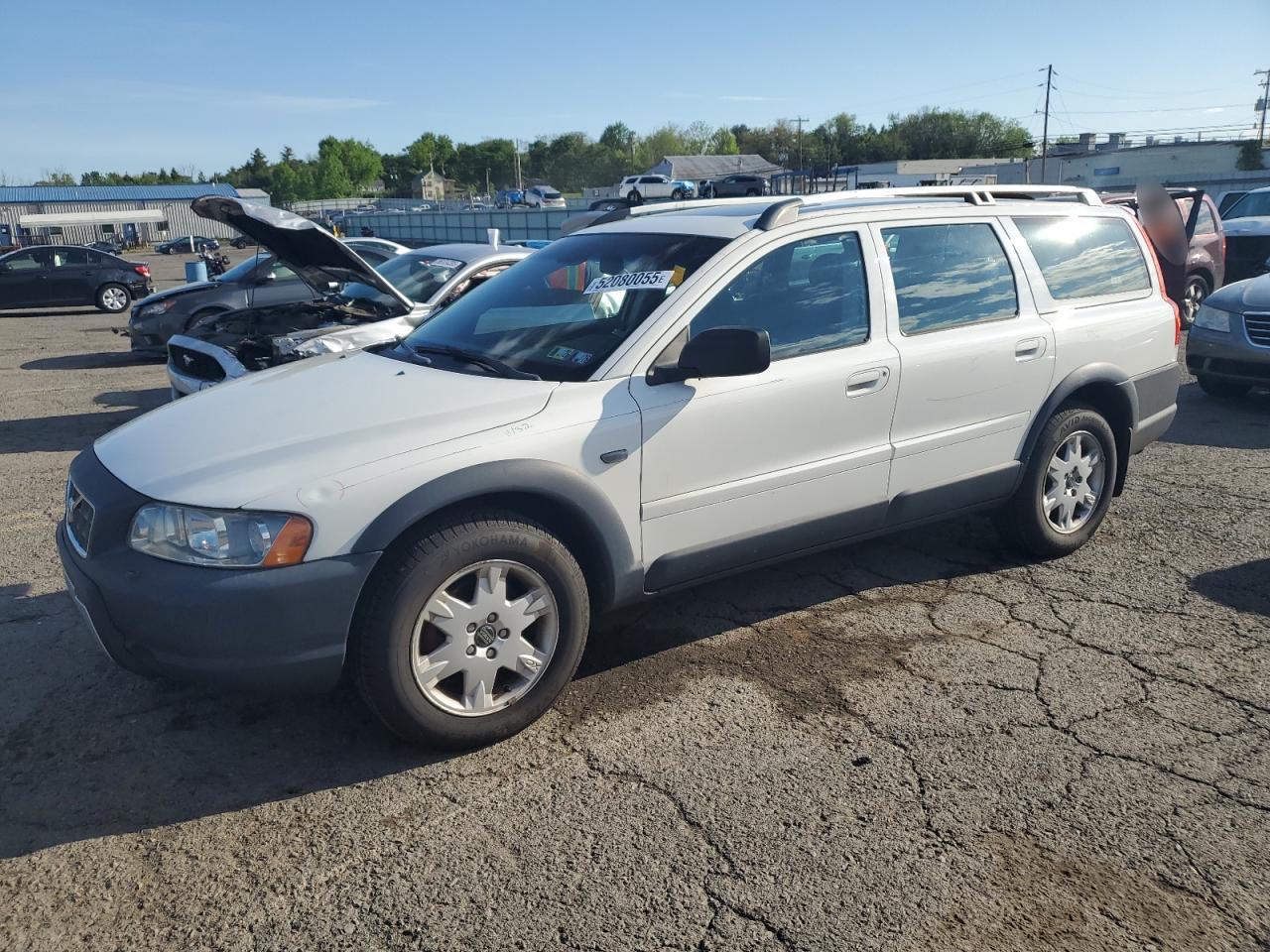 2005 Volvo Xc70 White vin: YV1SZ592351202701