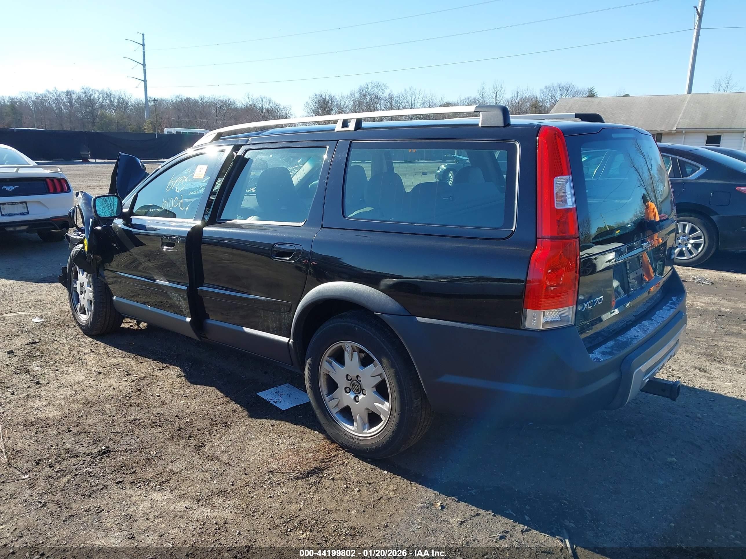 2005 Volvo Xc70 2.5t Awd Black vin: YV1SZ592X51199148