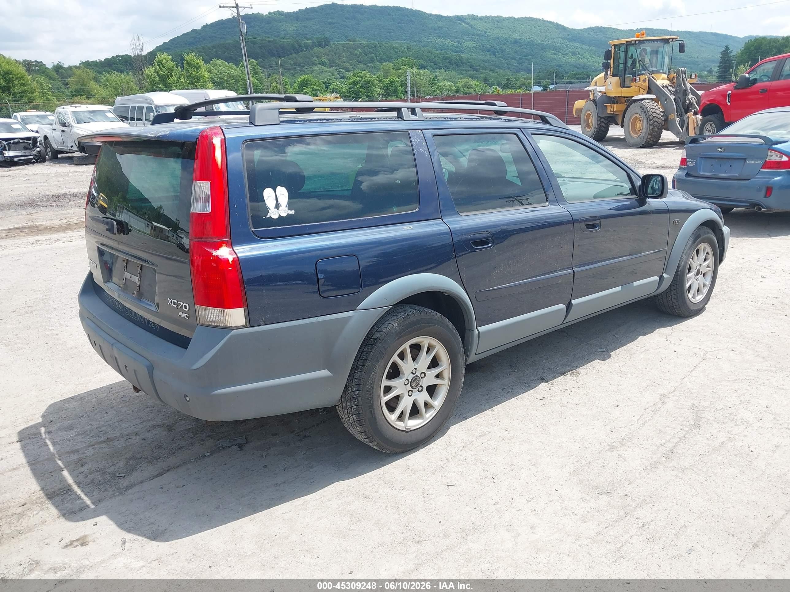 2004 Volvo Xc70 2.5t Blue vin: YV1SZ59H141139147