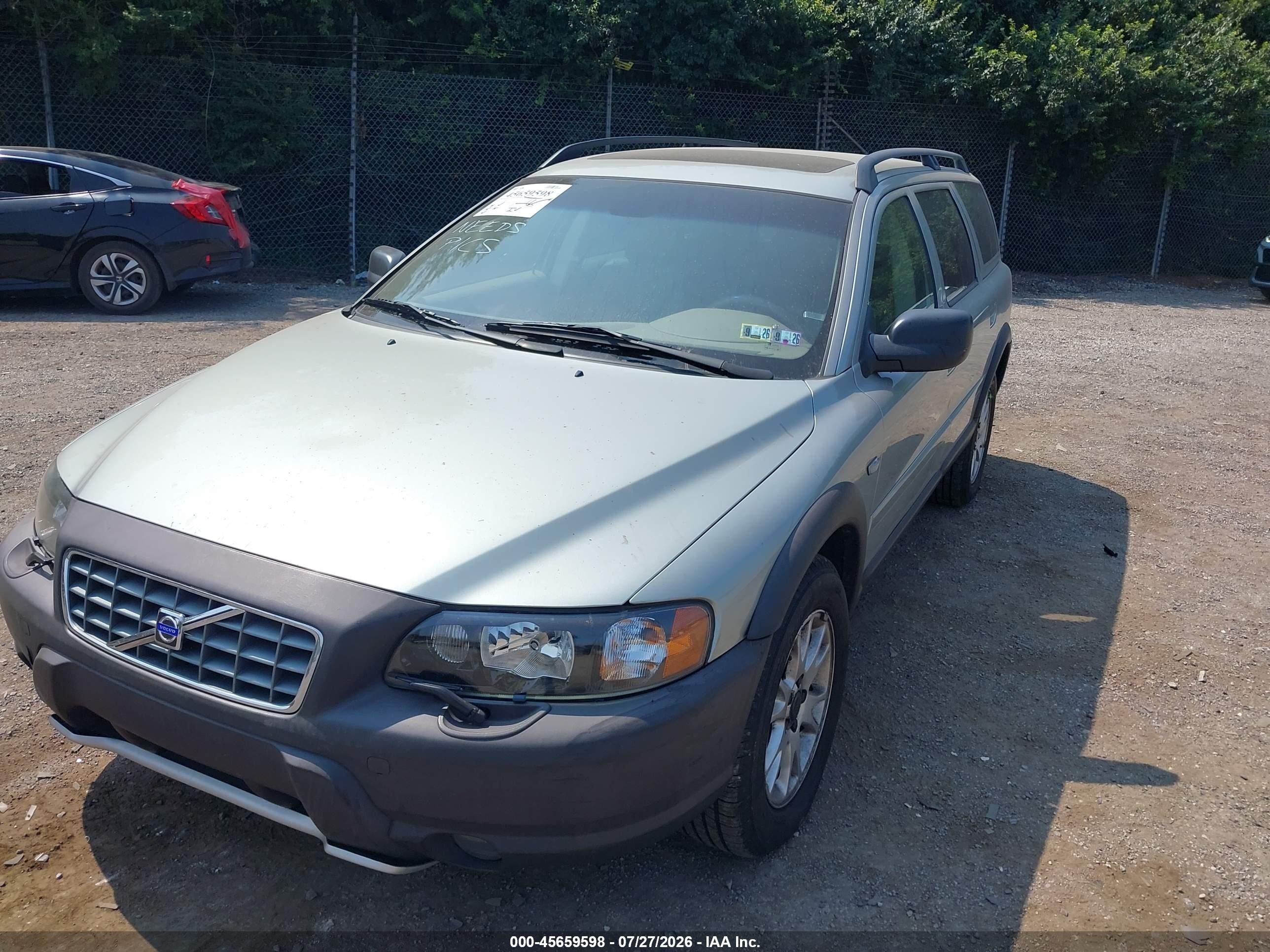 2004 Volvo Xc70 2.5t Silver vin: YV1SZ59H141160726