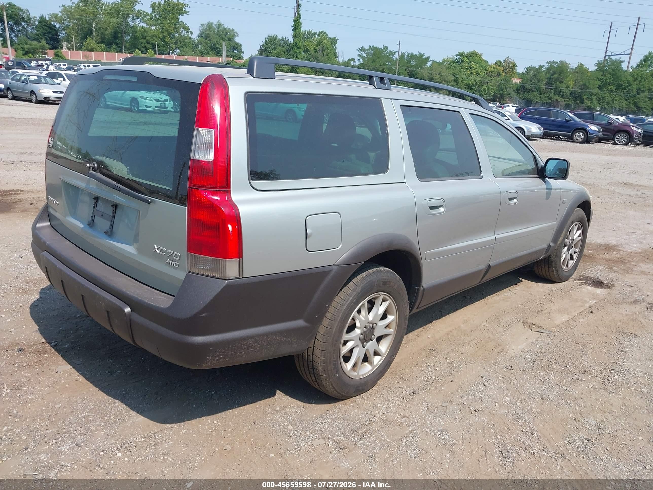 2004 Volvo Xc70 2.5t Silver vin: YV1SZ59H141160726