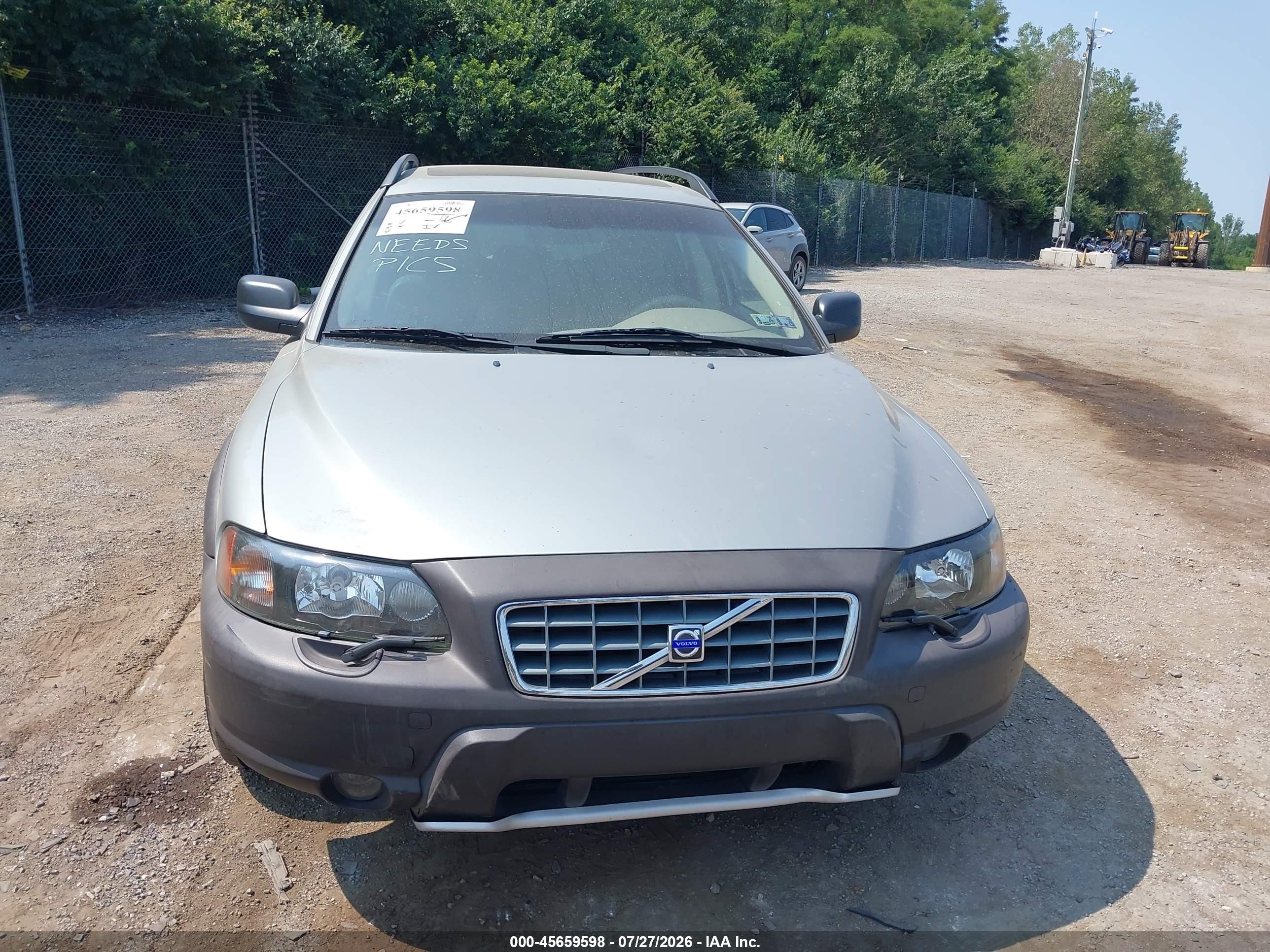 2004 Volvo Xc70 2.5t Silver vin: YV1SZ59H141160726