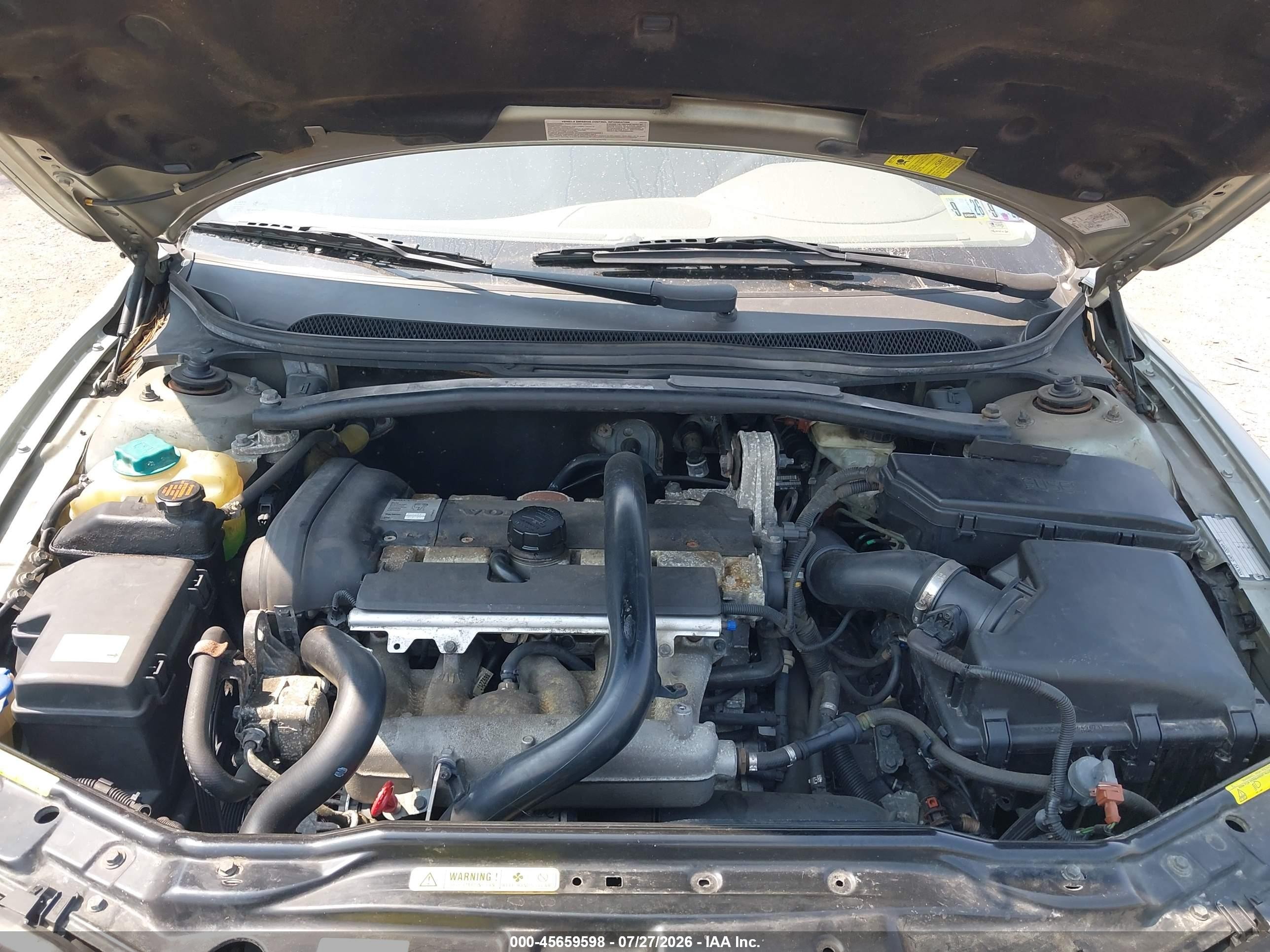 2004 Volvo Xc70 2.5t Silver vin: YV1SZ59H141160726