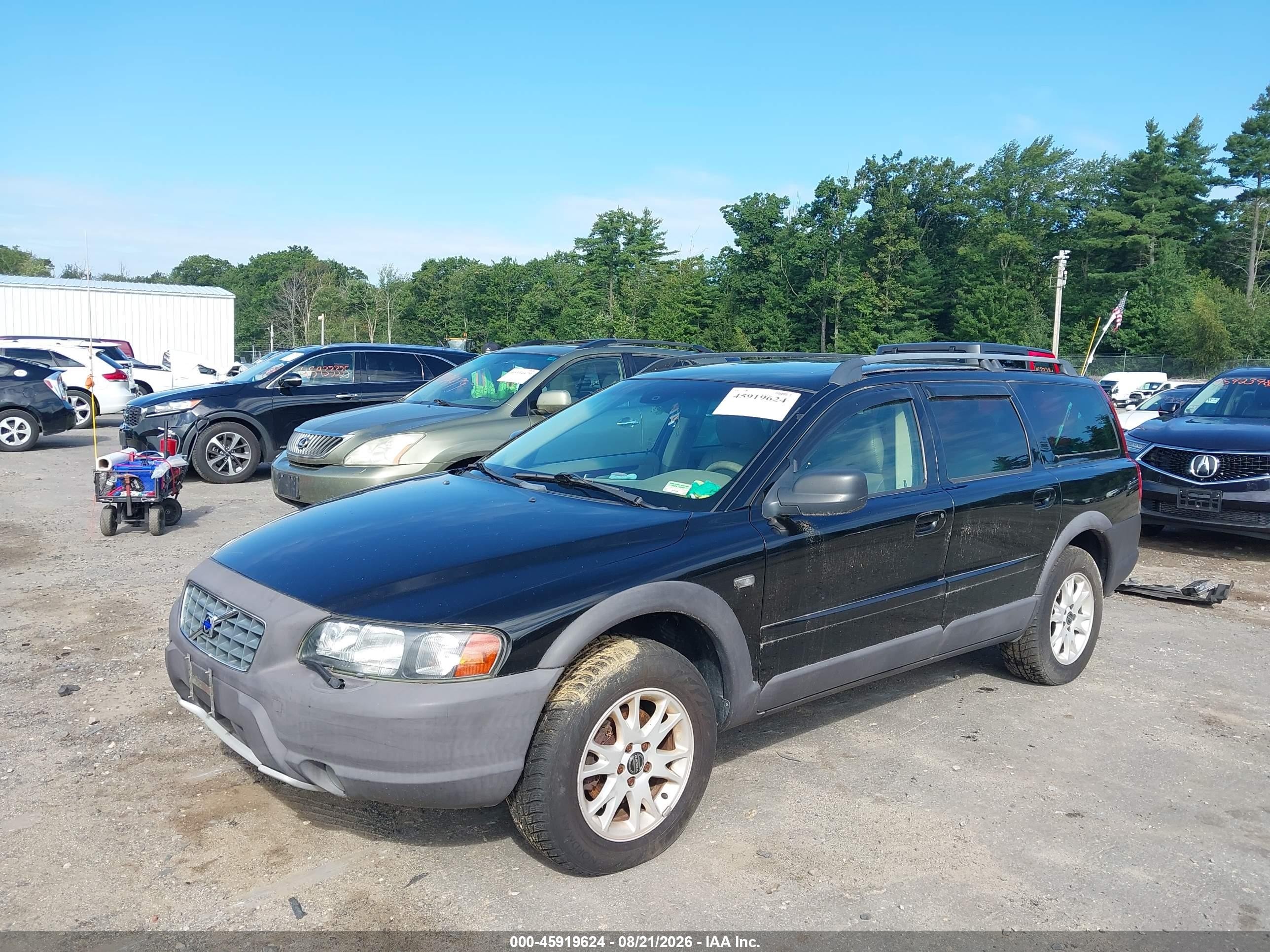 2004 Volvo Xc70 2.5t Black vin: YV1SZ59H241158516