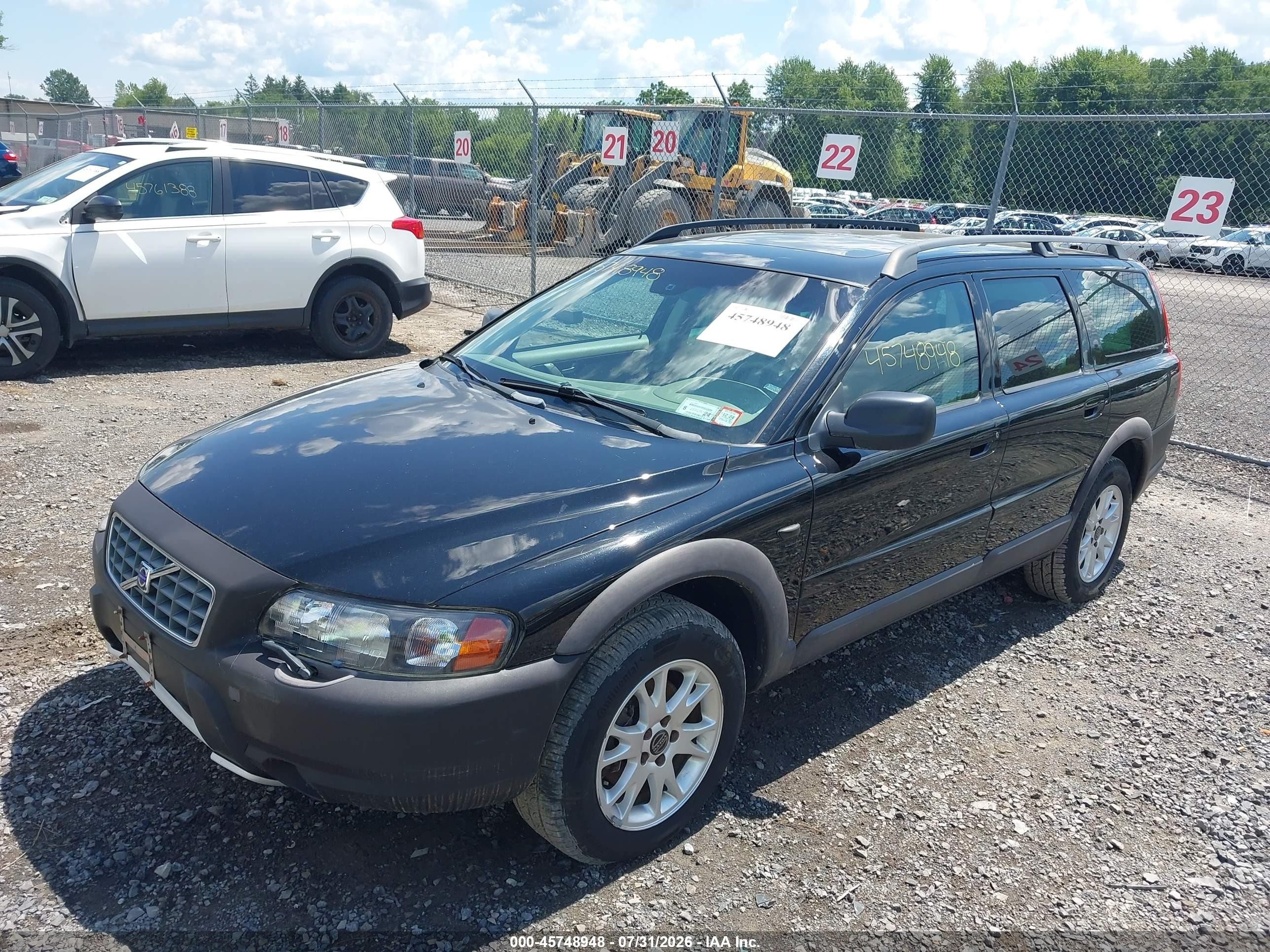 2004 Volvo Xc70 2.5t Black vin: YV1SZ59H341168780