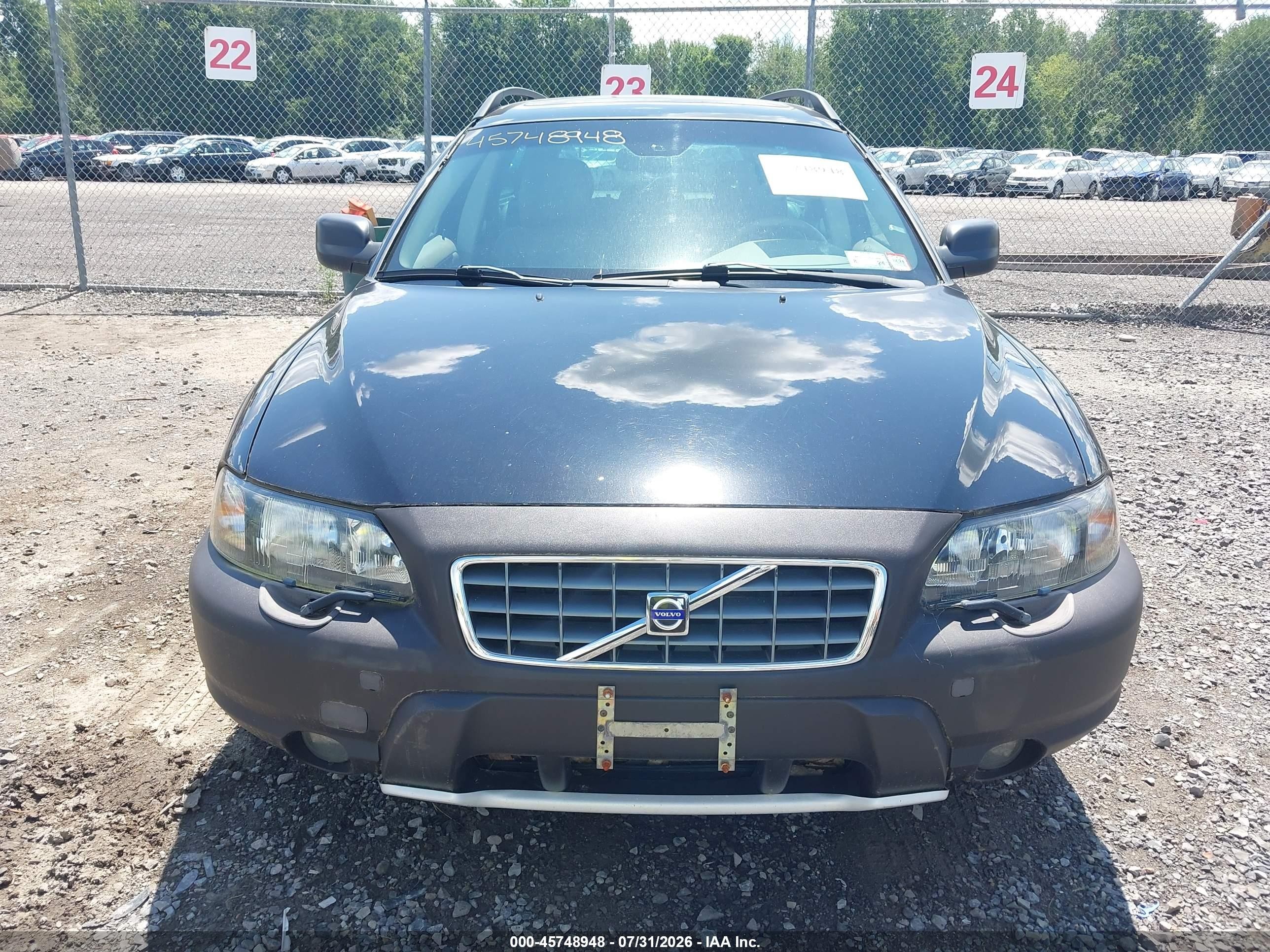 2004 Volvo Xc70 2.5t Black vin: YV1SZ59H341168780
