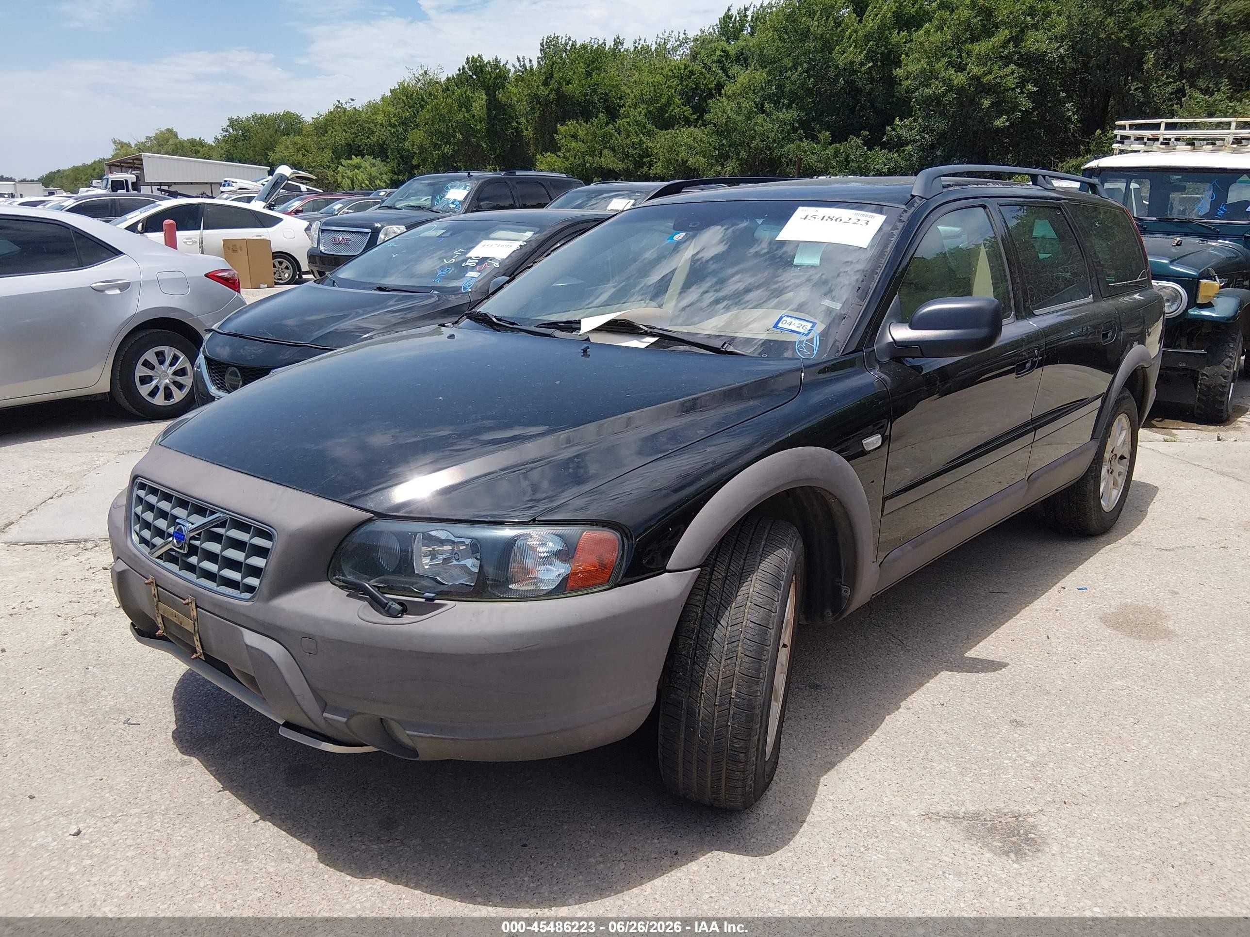 2004 Volvo Xc70 2.5t Black vin: YV1SZ59H441156637