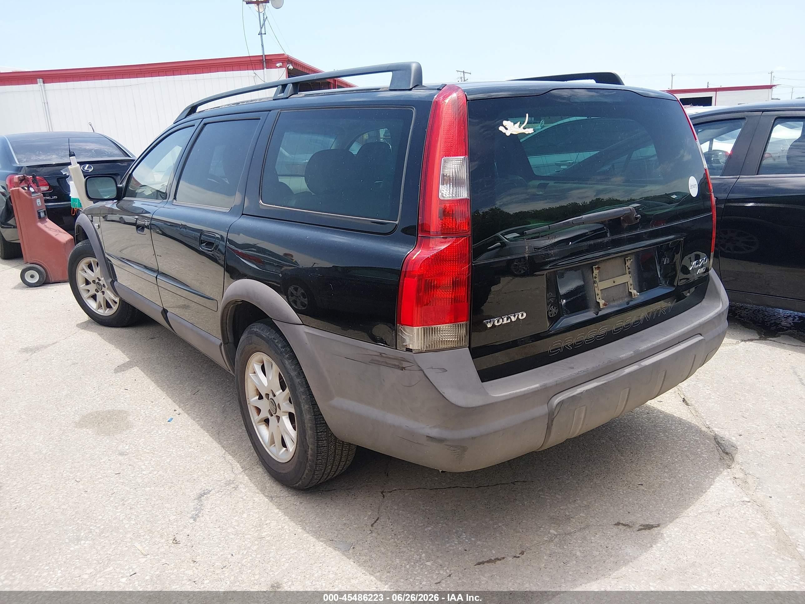 2004 Volvo Xc70 2.5t Black vin: YV1SZ59H441156637