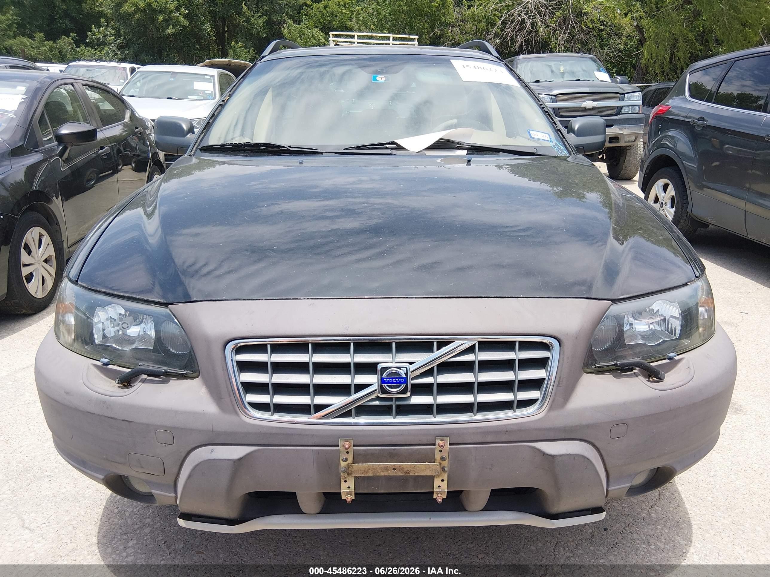 2004 Volvo Xc70 2.5t Black vin: YV1SZ59H441156637