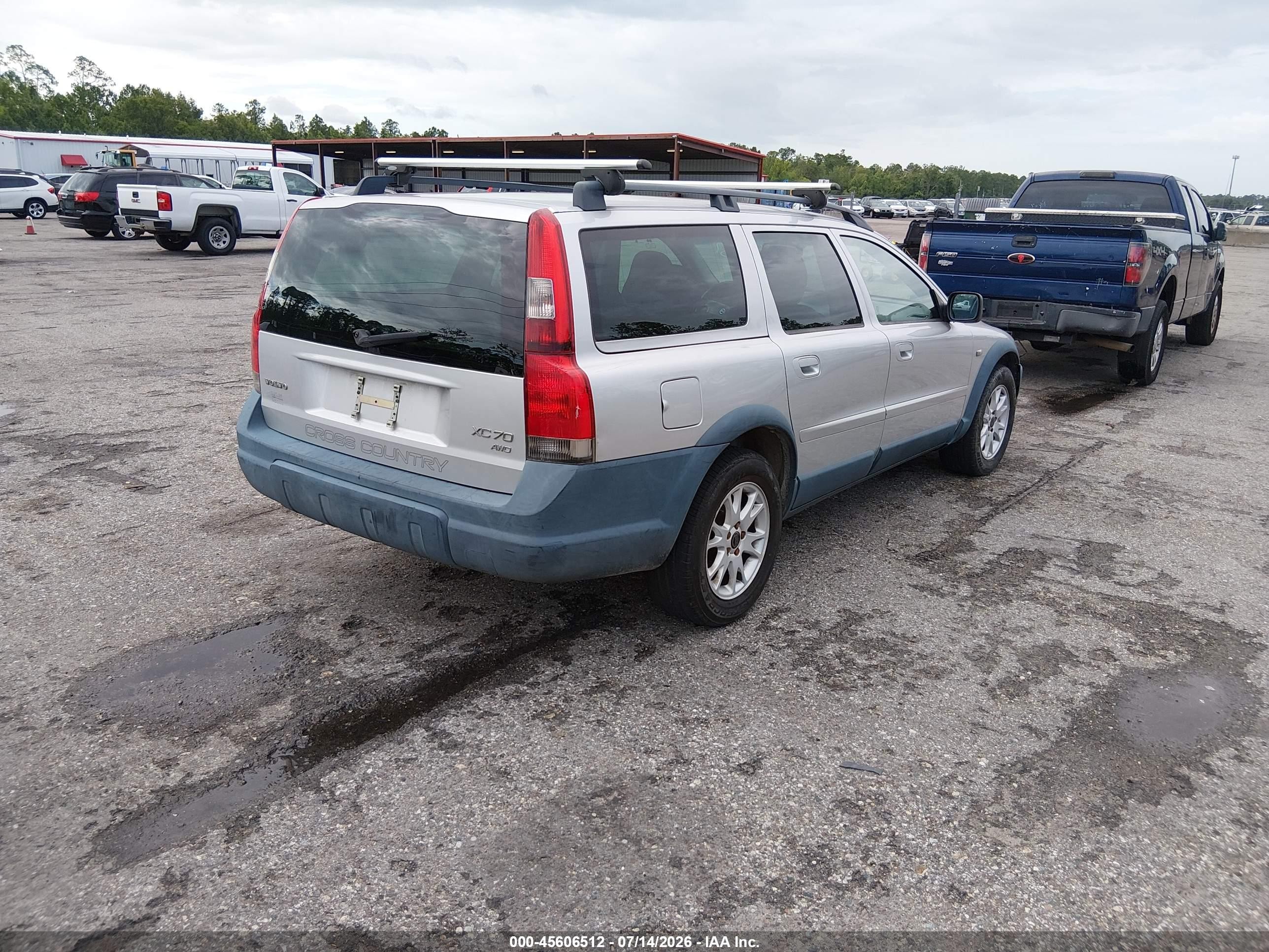 2004 Volvo Xc70 2.5t Silver vin: YV1SZ59H441163796