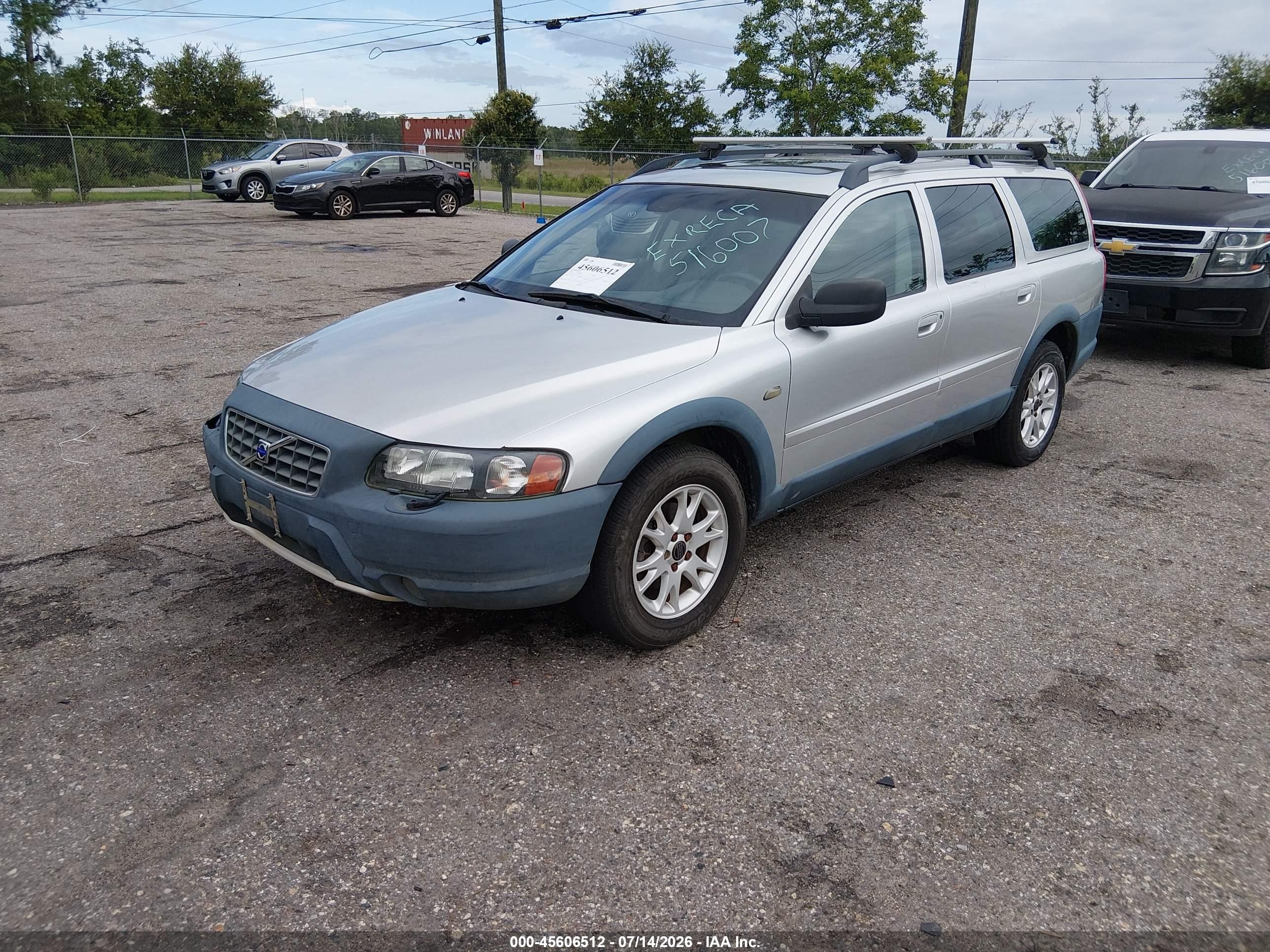 2004 Volvo Xc70 2.5t Silver vin: YV1SZ59H441163796
