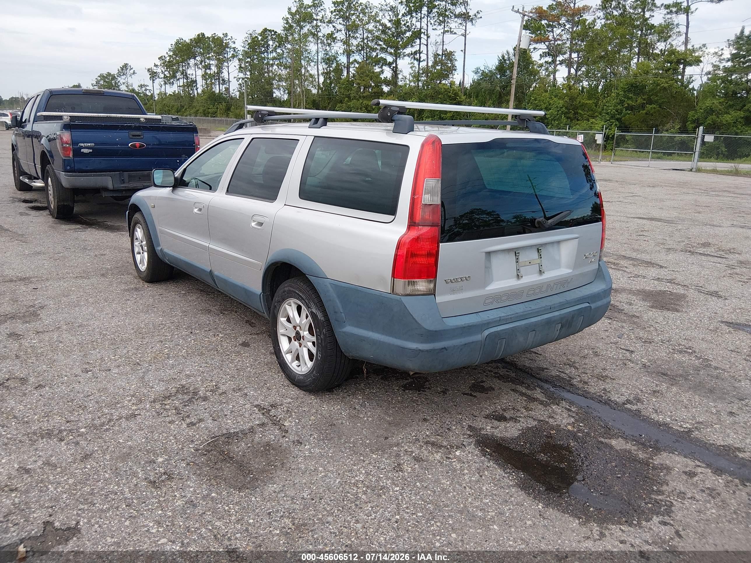 2004 Volvo Xc70 2.5t Silver vin: YV1SZ59H441163796