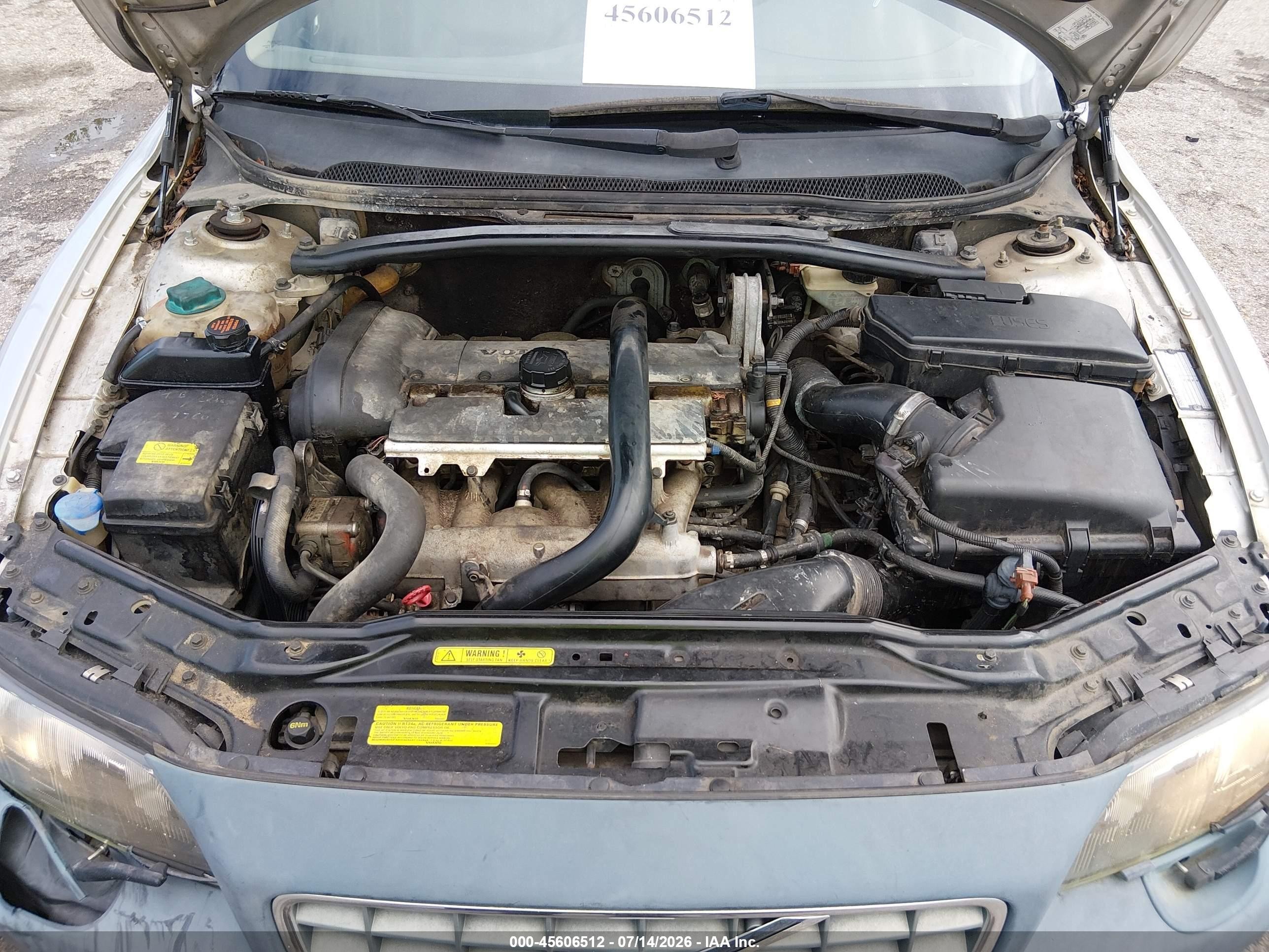 2004 Volvo Xc70 2.5t Silver vin: YV1SZ59H441163796