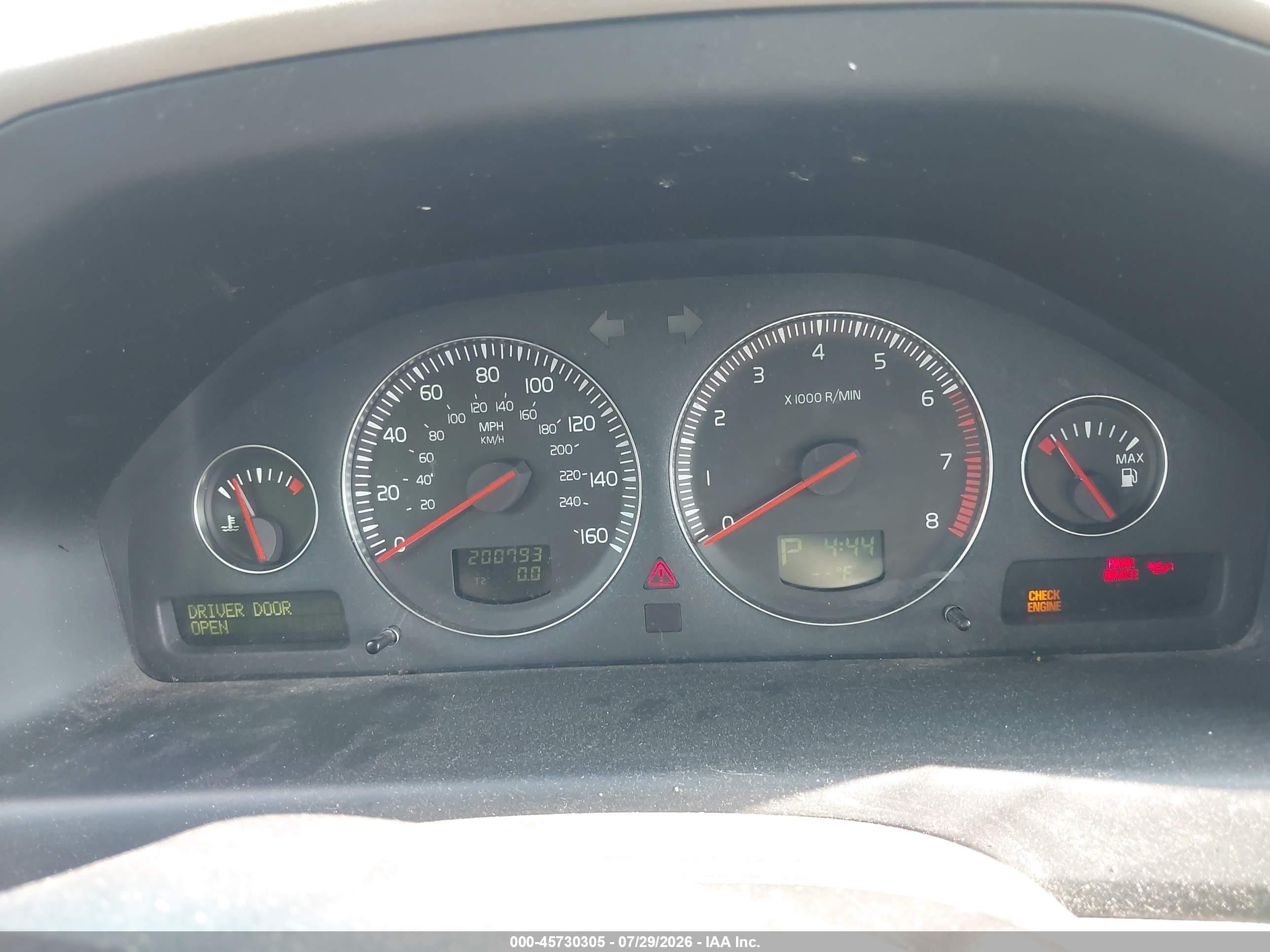 2004 Volvo Xc70 2.5t Dark Blue vin: YV1SZ59H541162091