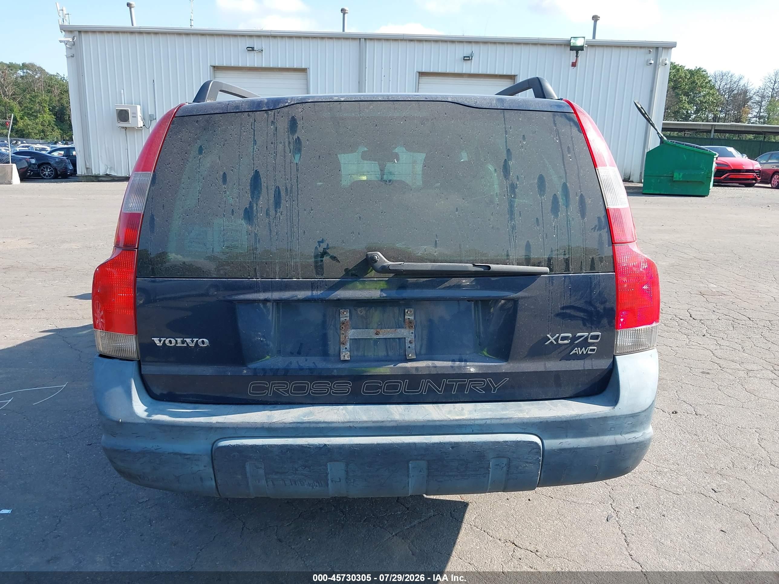 2004 Volvo Xc70 2.5t Dark Blue vin: YV1SZ59H541162091