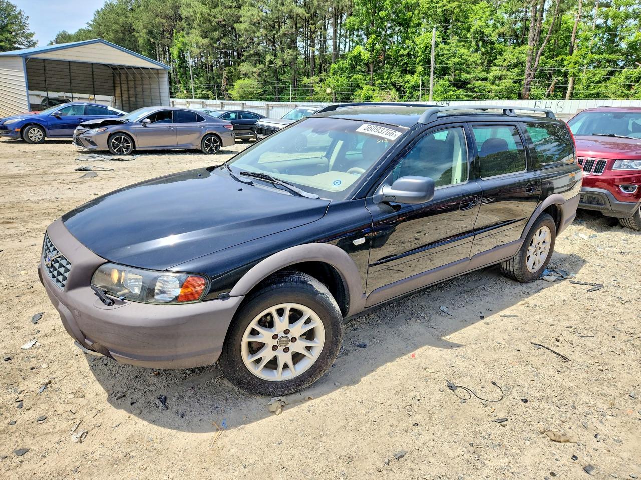 2004 Volvo Xc70 Black vin: YV1SZ59H641156560