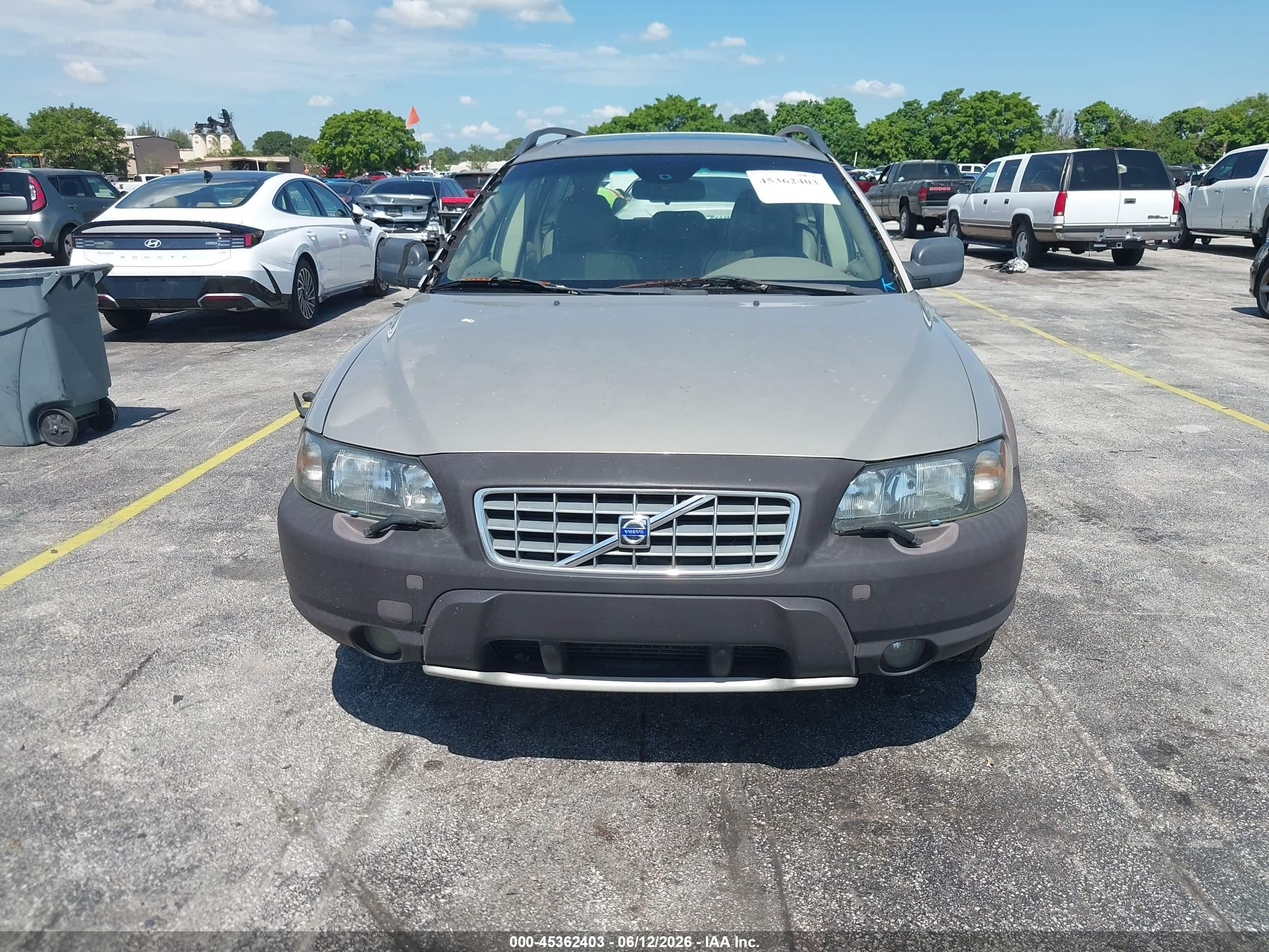 2004 Volvo Xc70 2.5t Gold vin: YV1SZ59H741157314