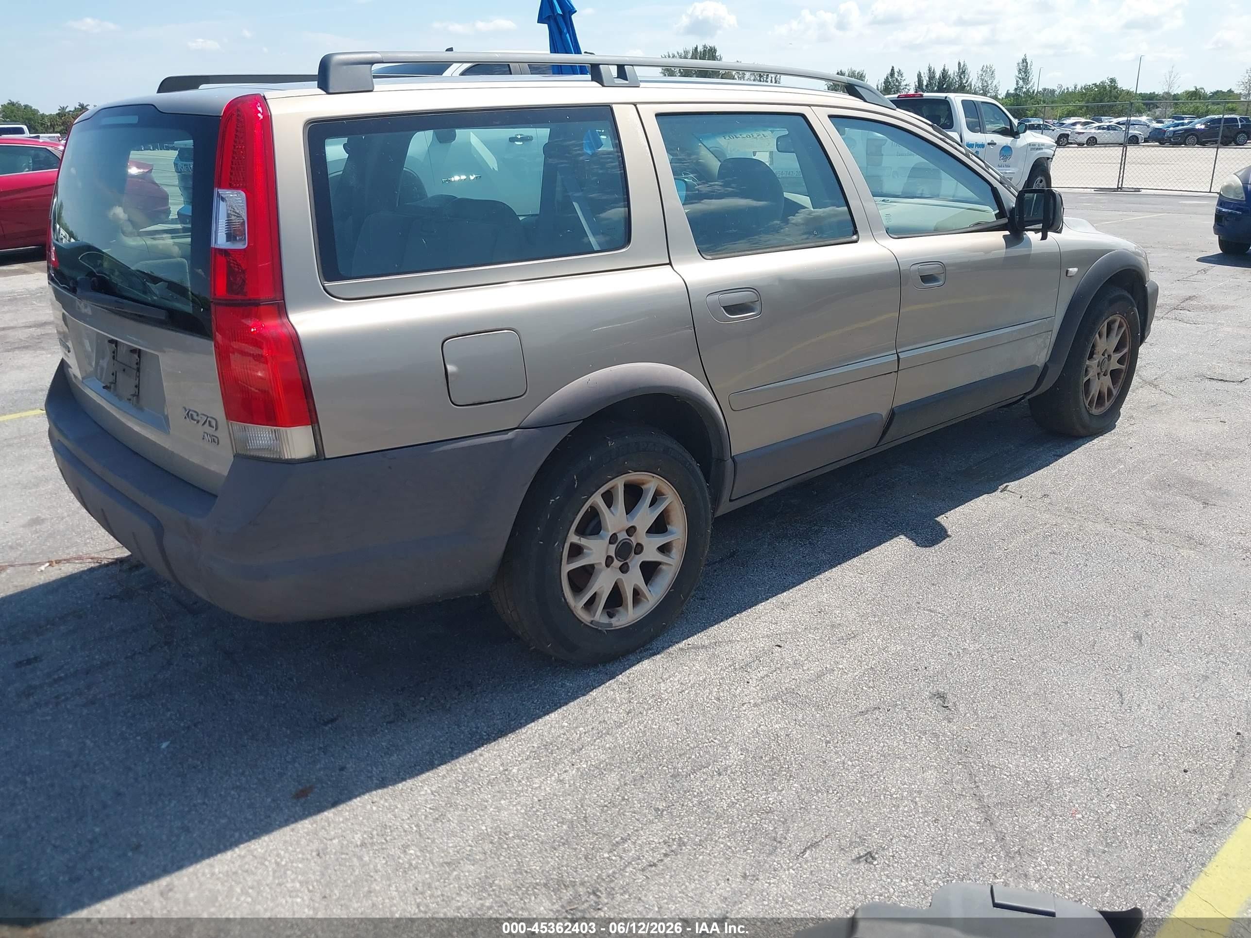 2004 Volvo Xc70 2.5t Gold vin: YV1SZ59H741157314