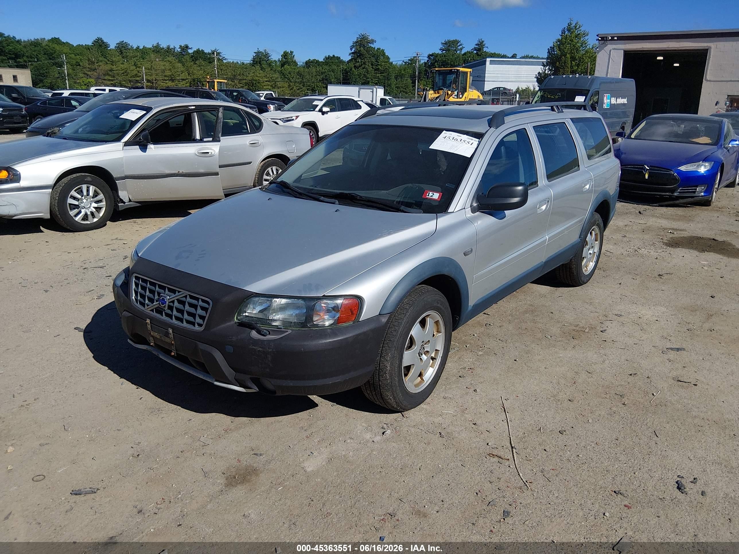 2004 Volvo Xc70 2.5t Silver vin: YV1SZ59H741160309