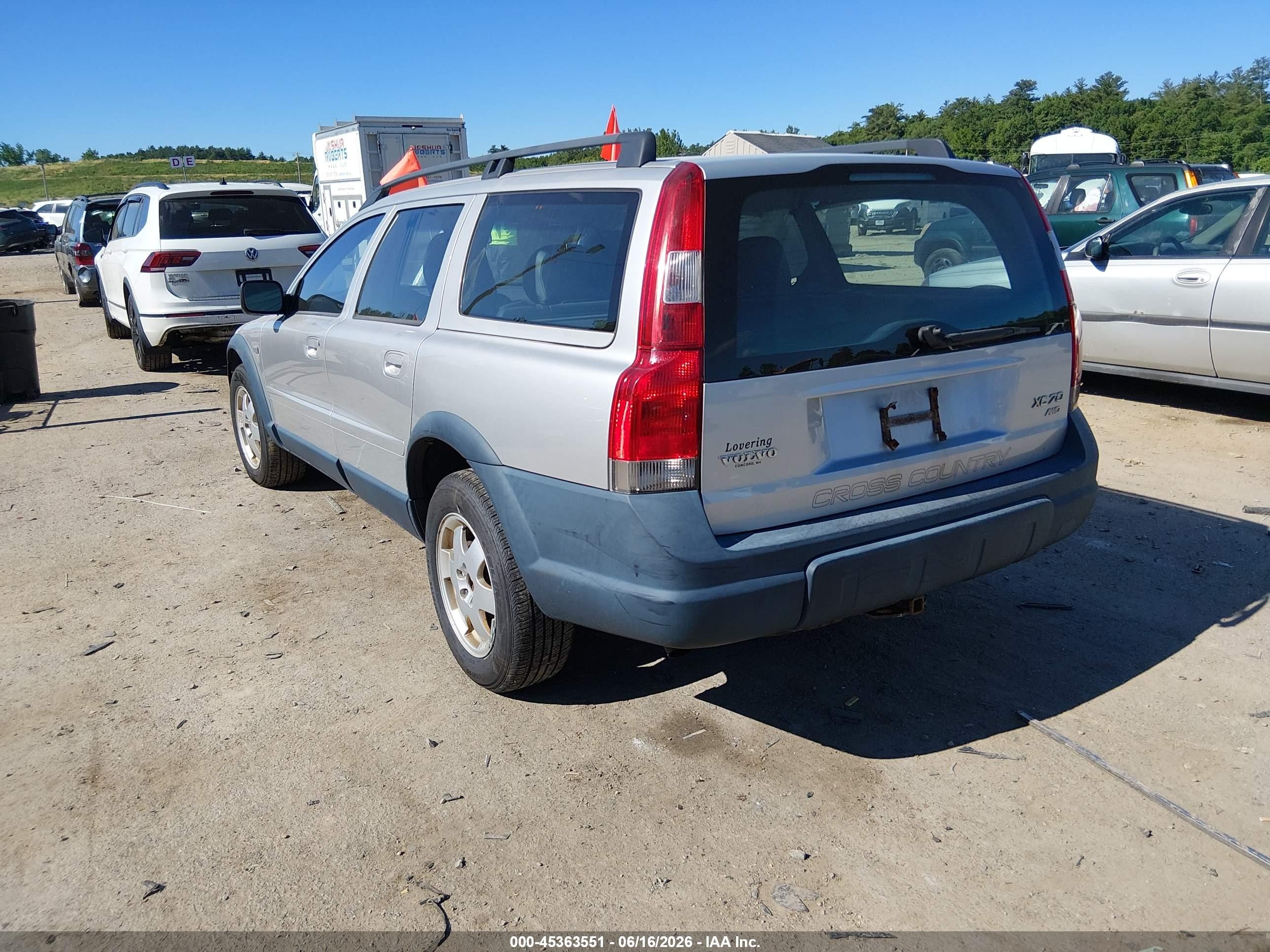 2004 Volvo Xc70 2.5t Silver vin: YV1SZ59H741160309
