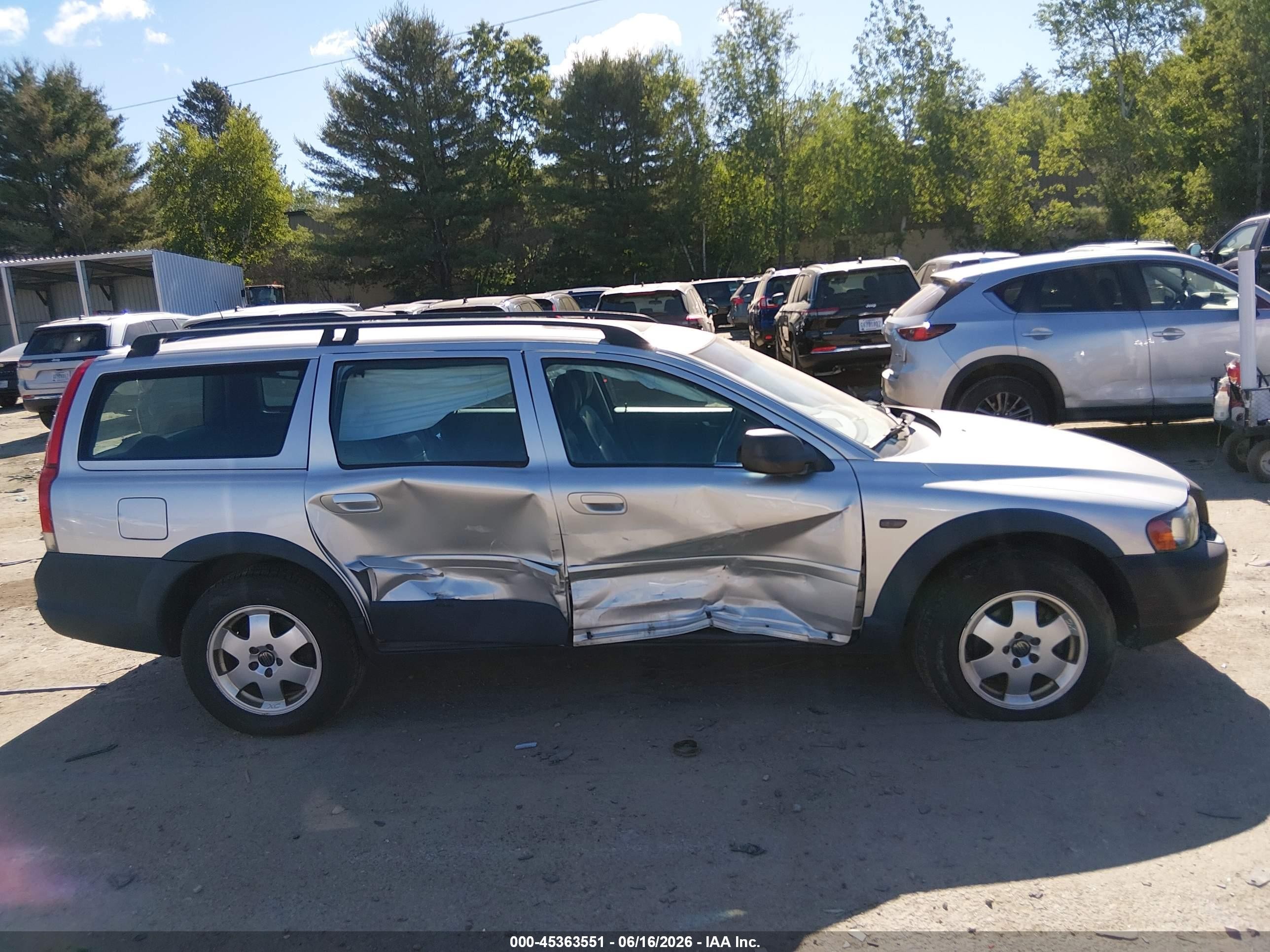 2004 Volvo Xc70 2.5t Silver vin: YV1SZ59H741160309
