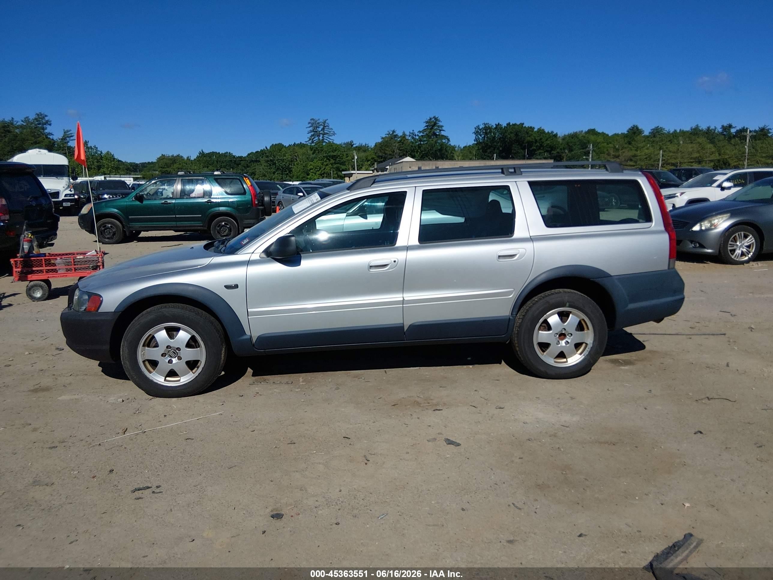 2004 Volvo Xc70 2.5t Silver vin: YV1SZ59H741160309