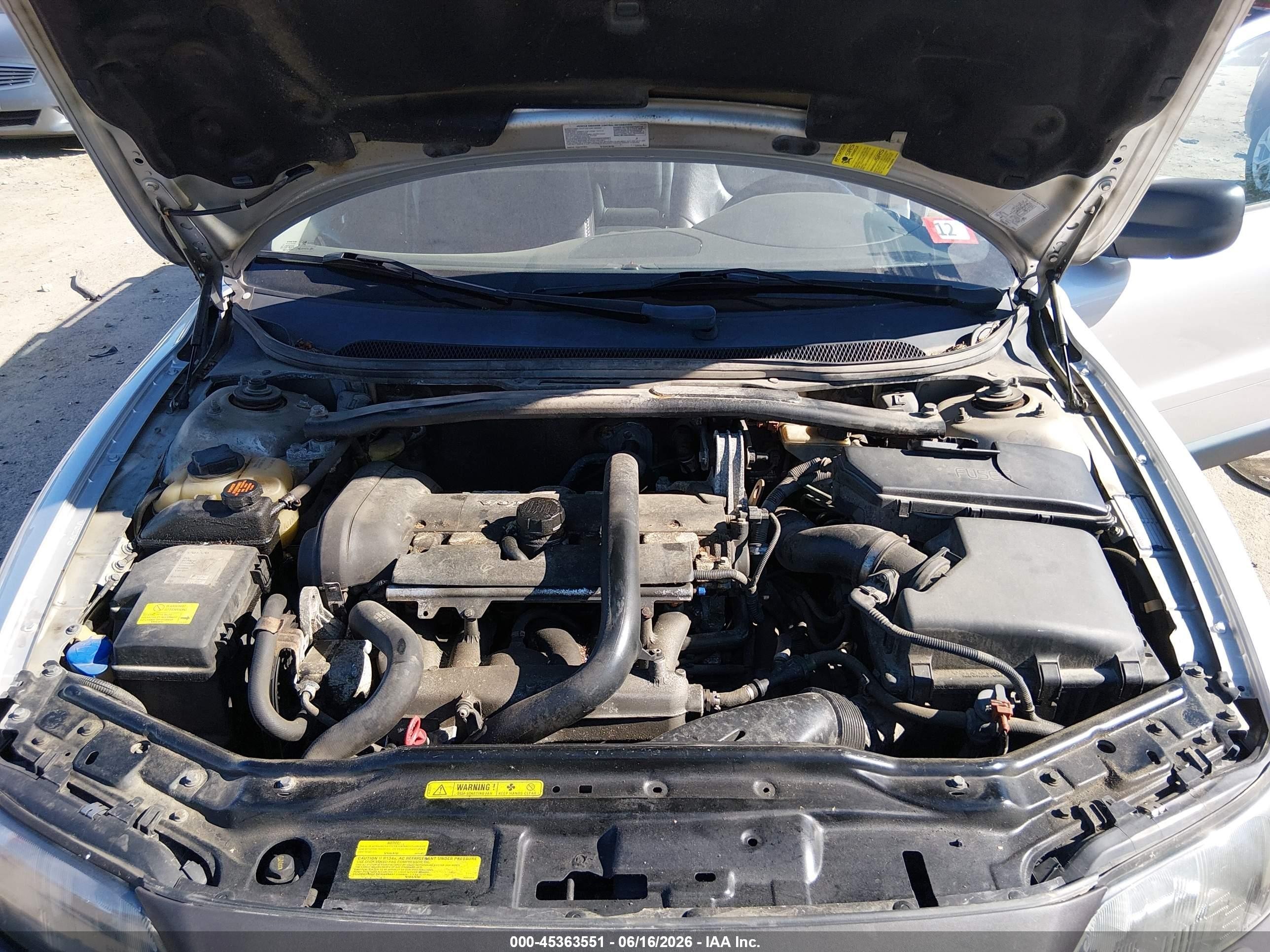 2004 Volvo Xc70 2.5t Silver vin: YV1SZ59H741160309
