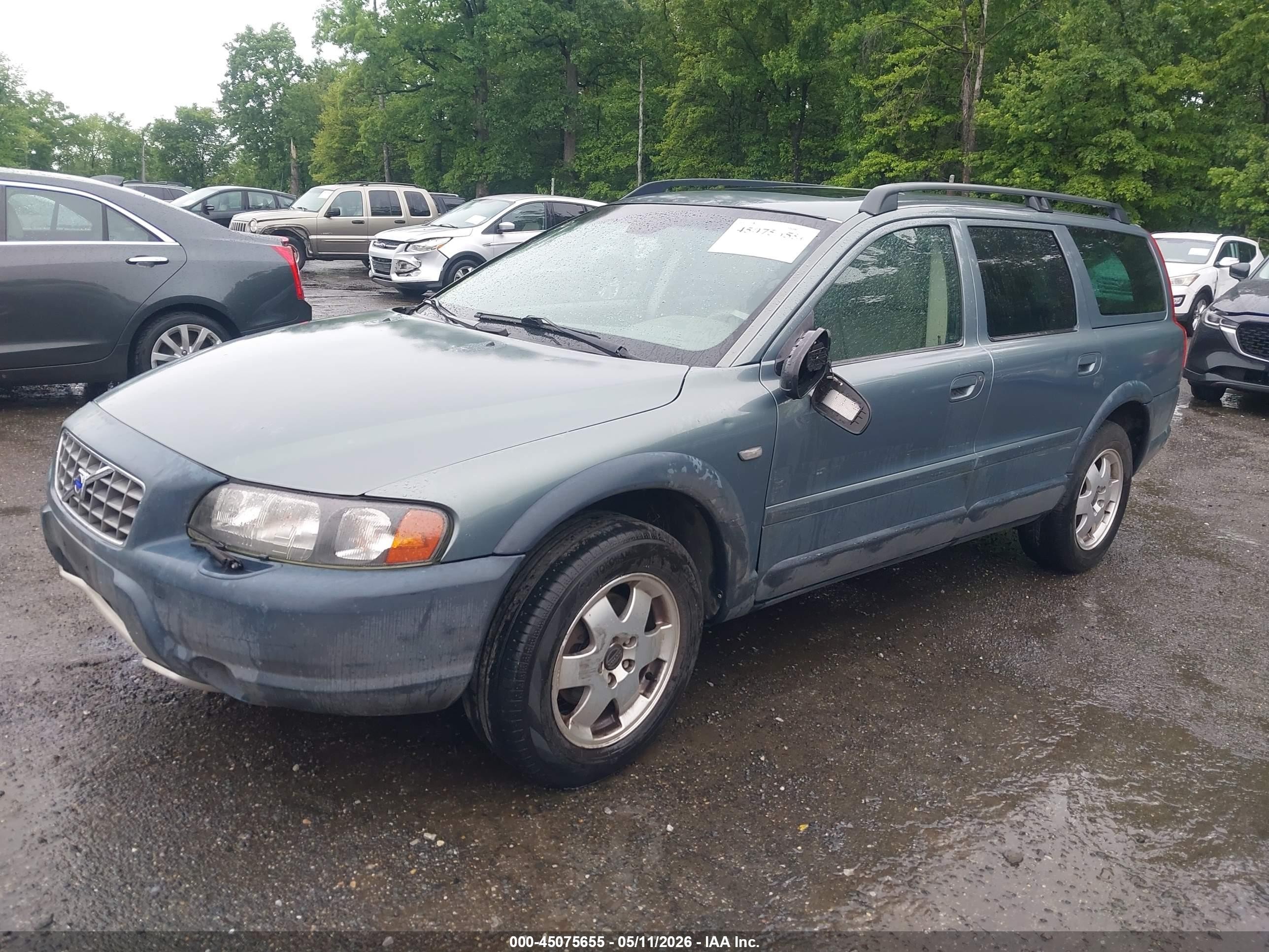 2003 Volvo Xc70 2.5t Blue vin: YV1SZ59H831095131