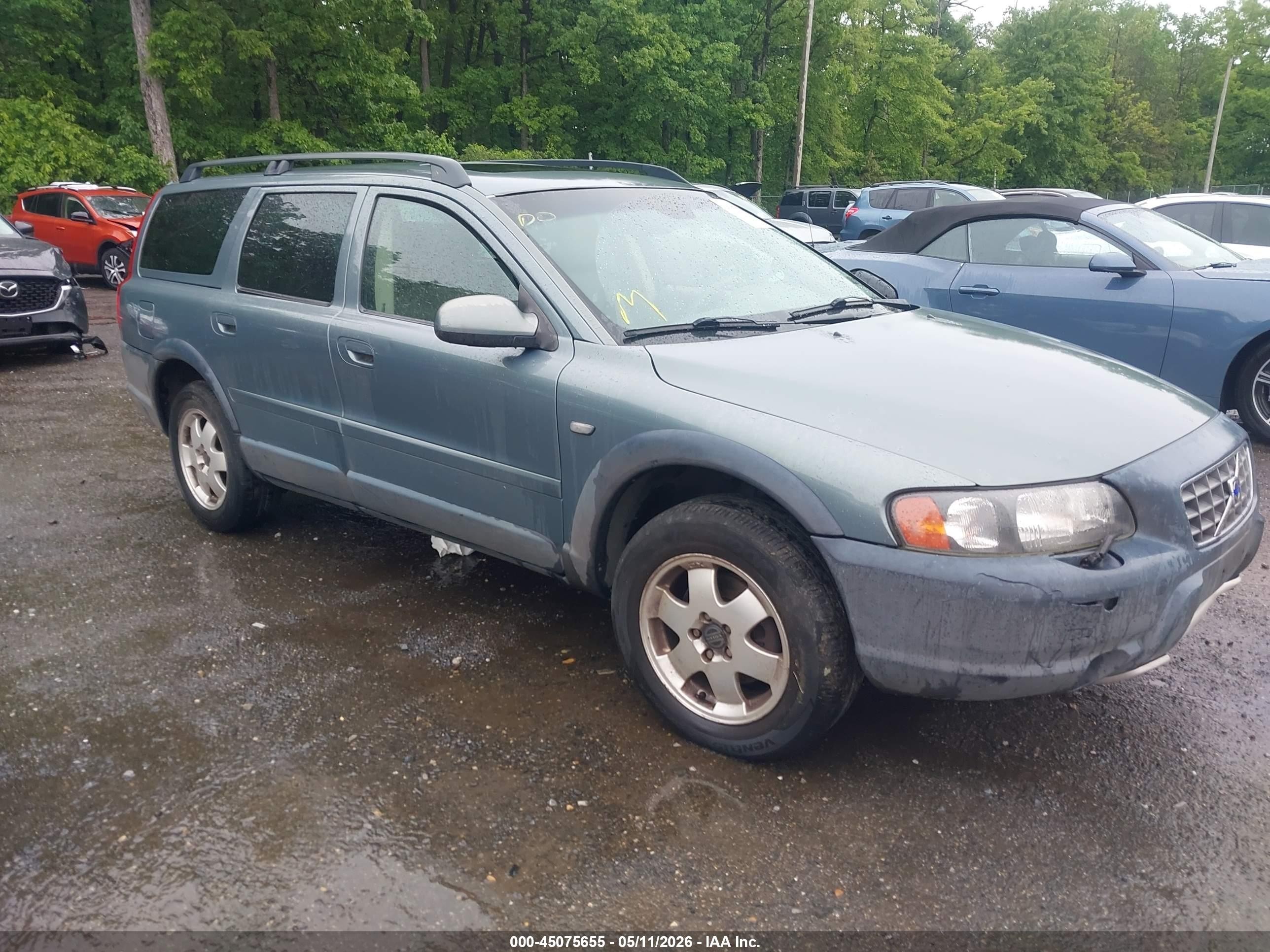 2003 Volvo Xc70 2.5t Blue vin: YV1SZ59H831095131