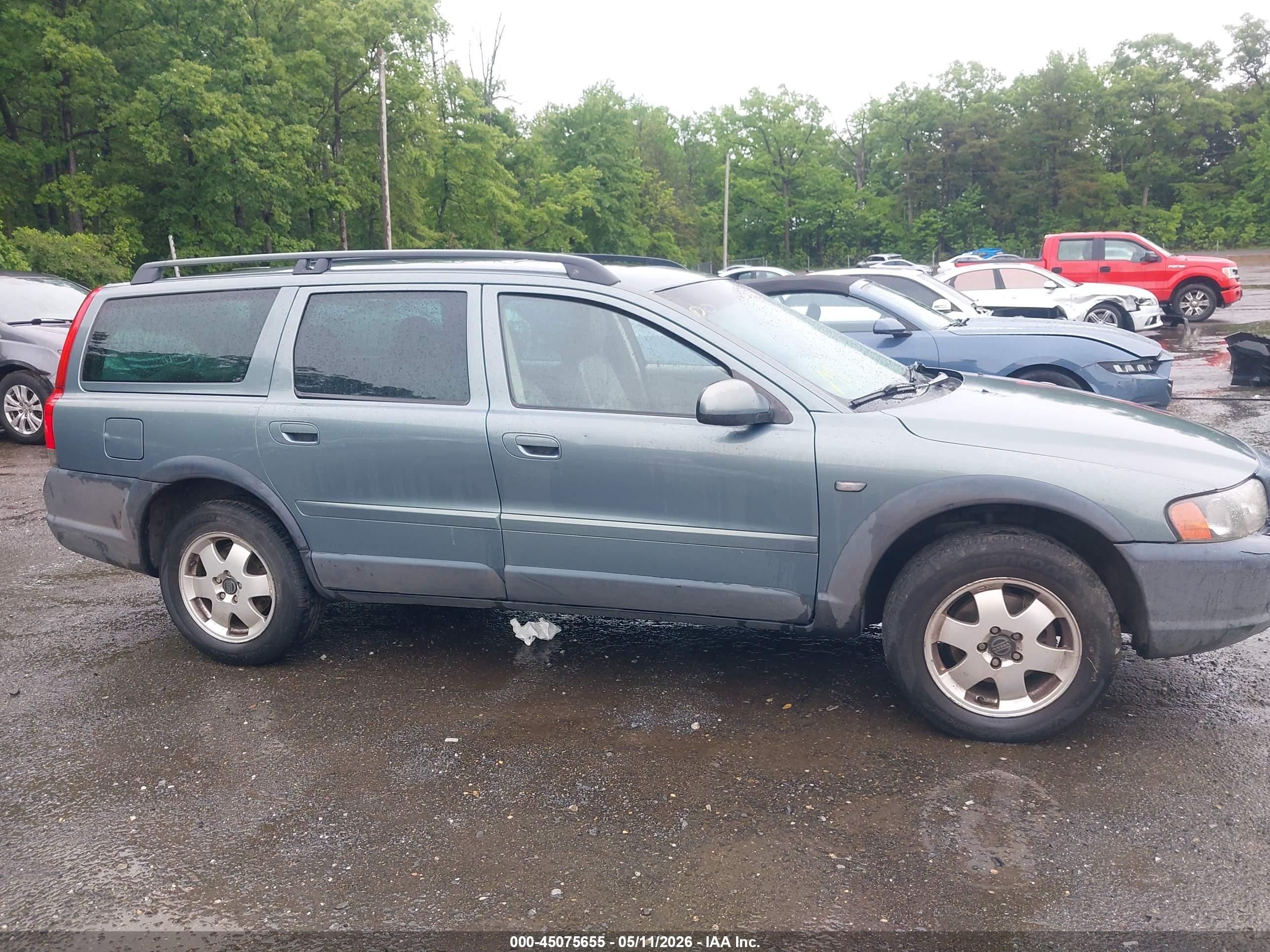 2003 Volvo Xc70 2.5t Blue vin: YV1SZ59H831095131