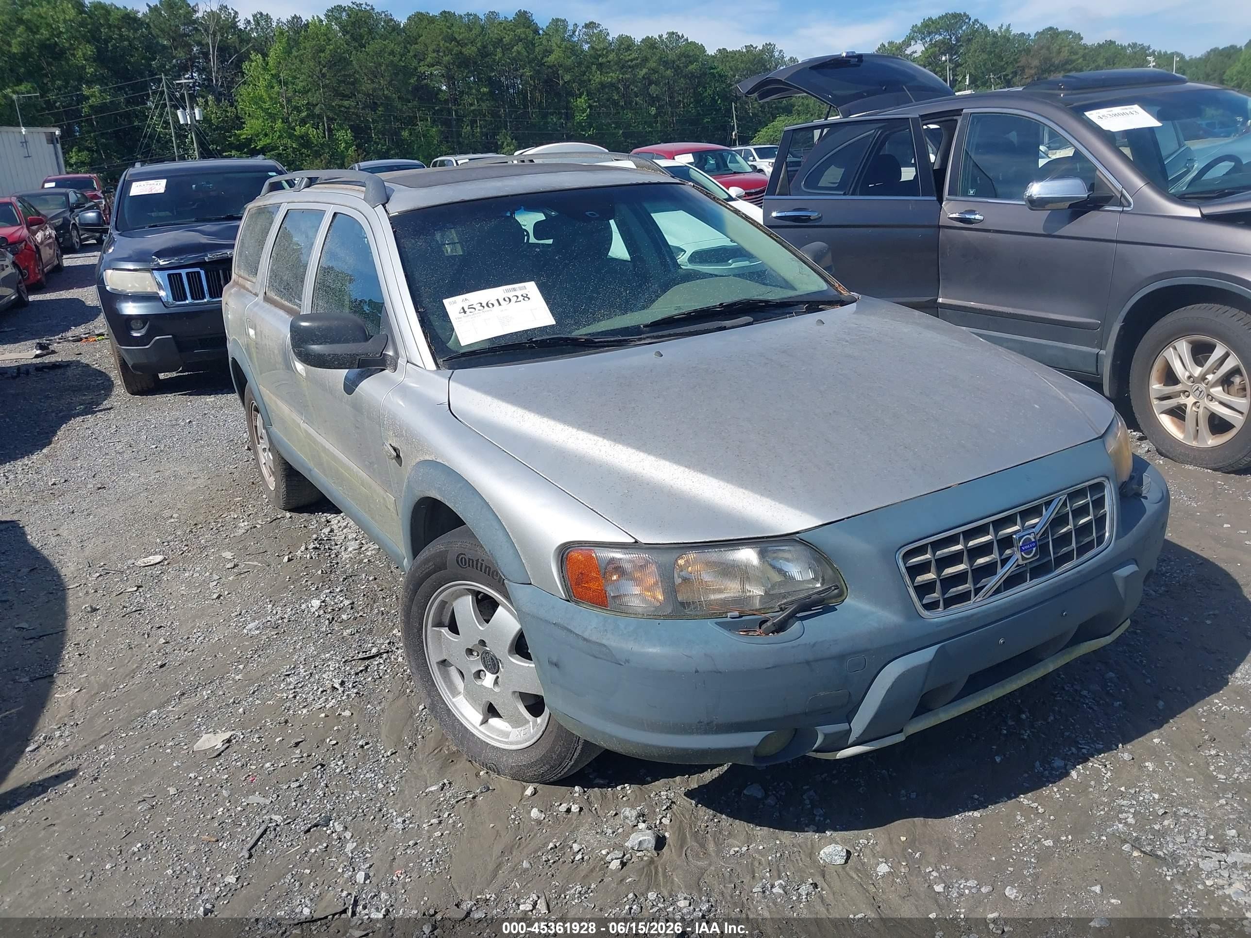 2003 Volvo Xc70 2.5t Silver vin: YV1SZ59H931102068