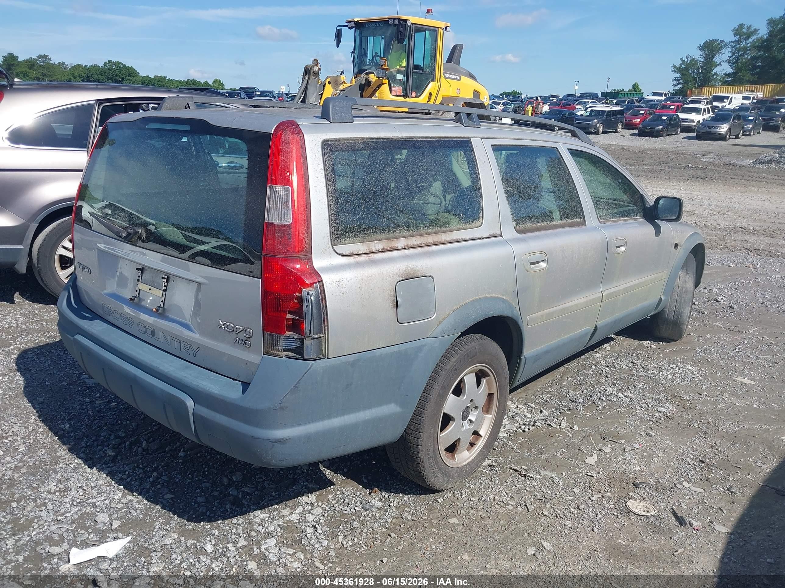 2003 Volvo Xc70 2.5t Silver vin: YV1SZ59H931102068