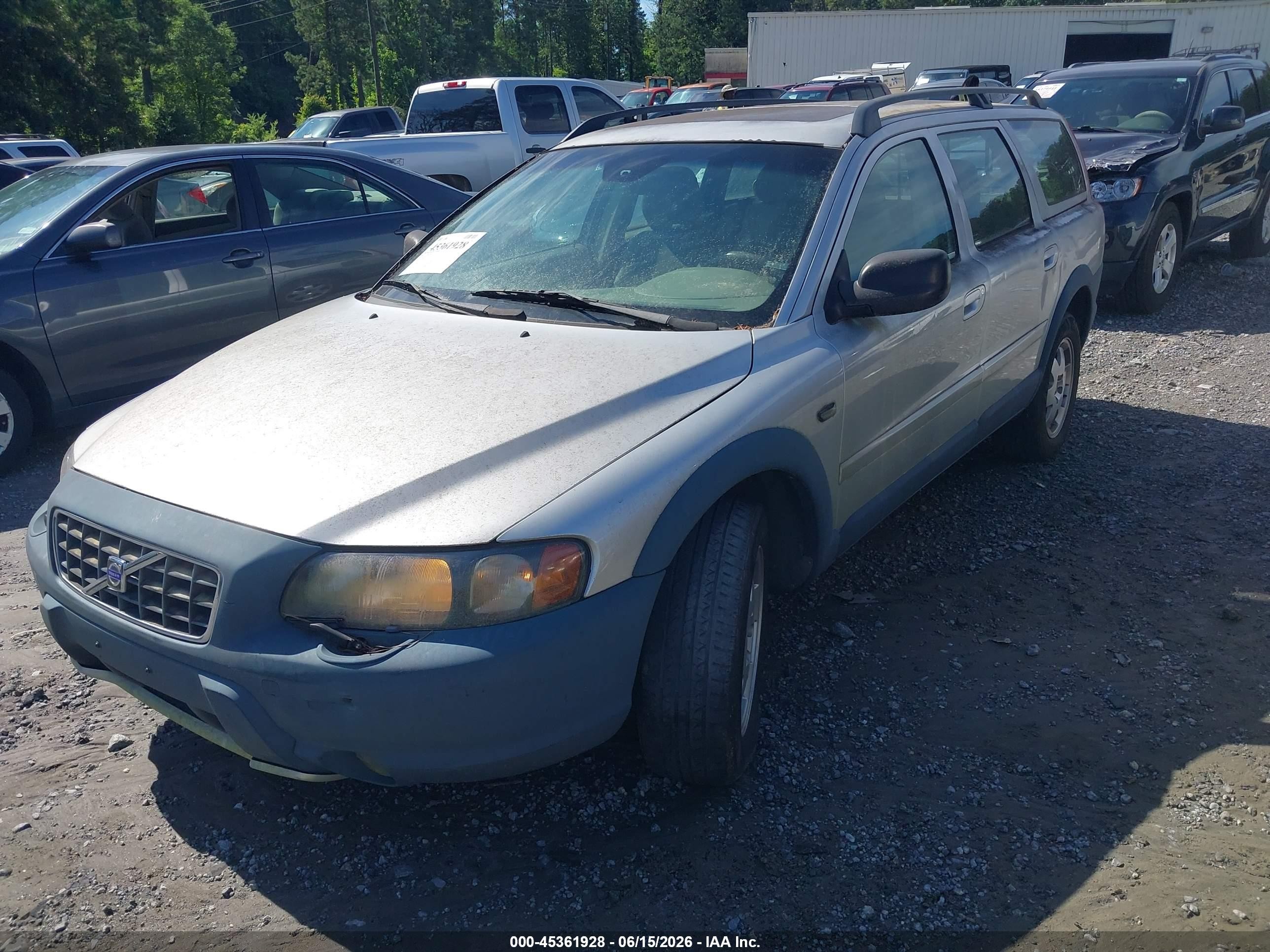 2003 Volvo Xc70 2.5t Silver vin: YV1SZ59H931102068