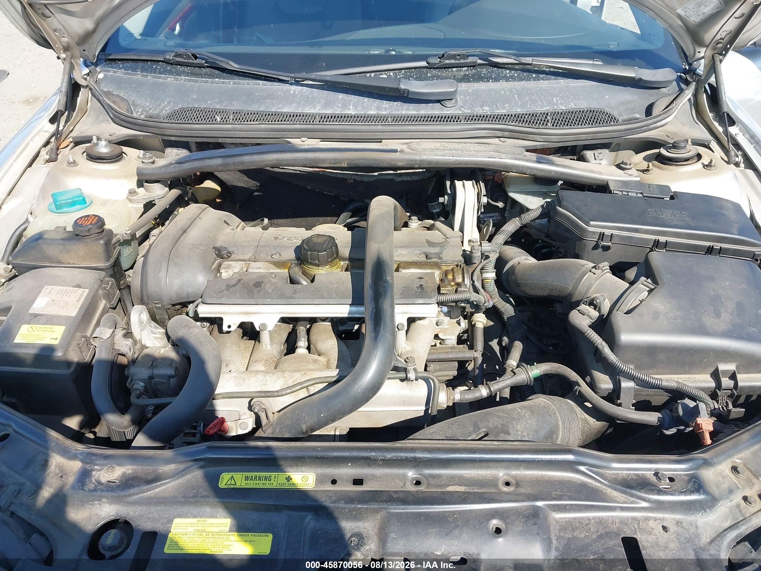 2004 Volvo Xc70 2.5t Silver vin: YV1SZ59HX41137347