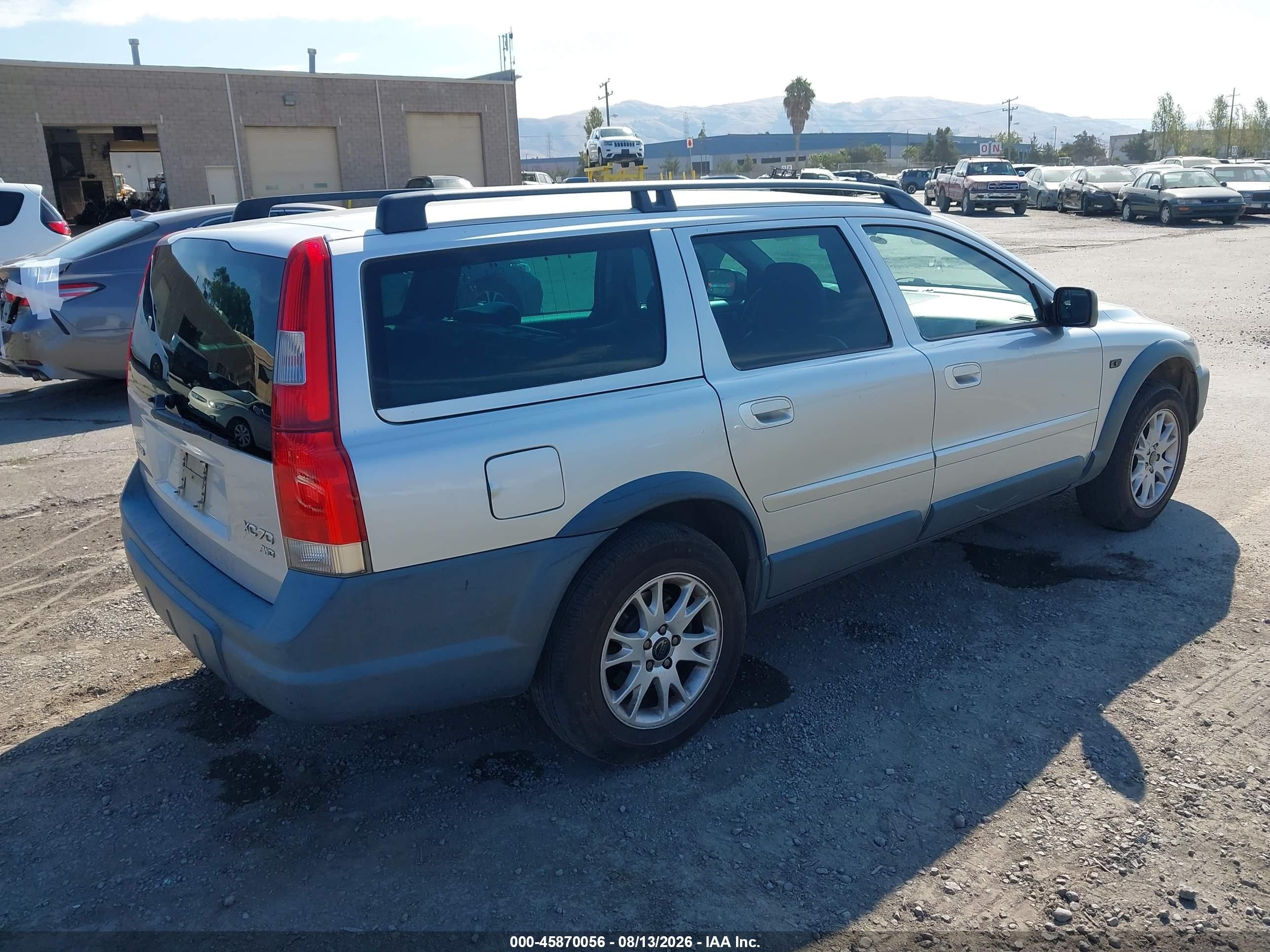 2004 Volvo Xc70 2.5t Silver vin: YV1SZ59HX41137347