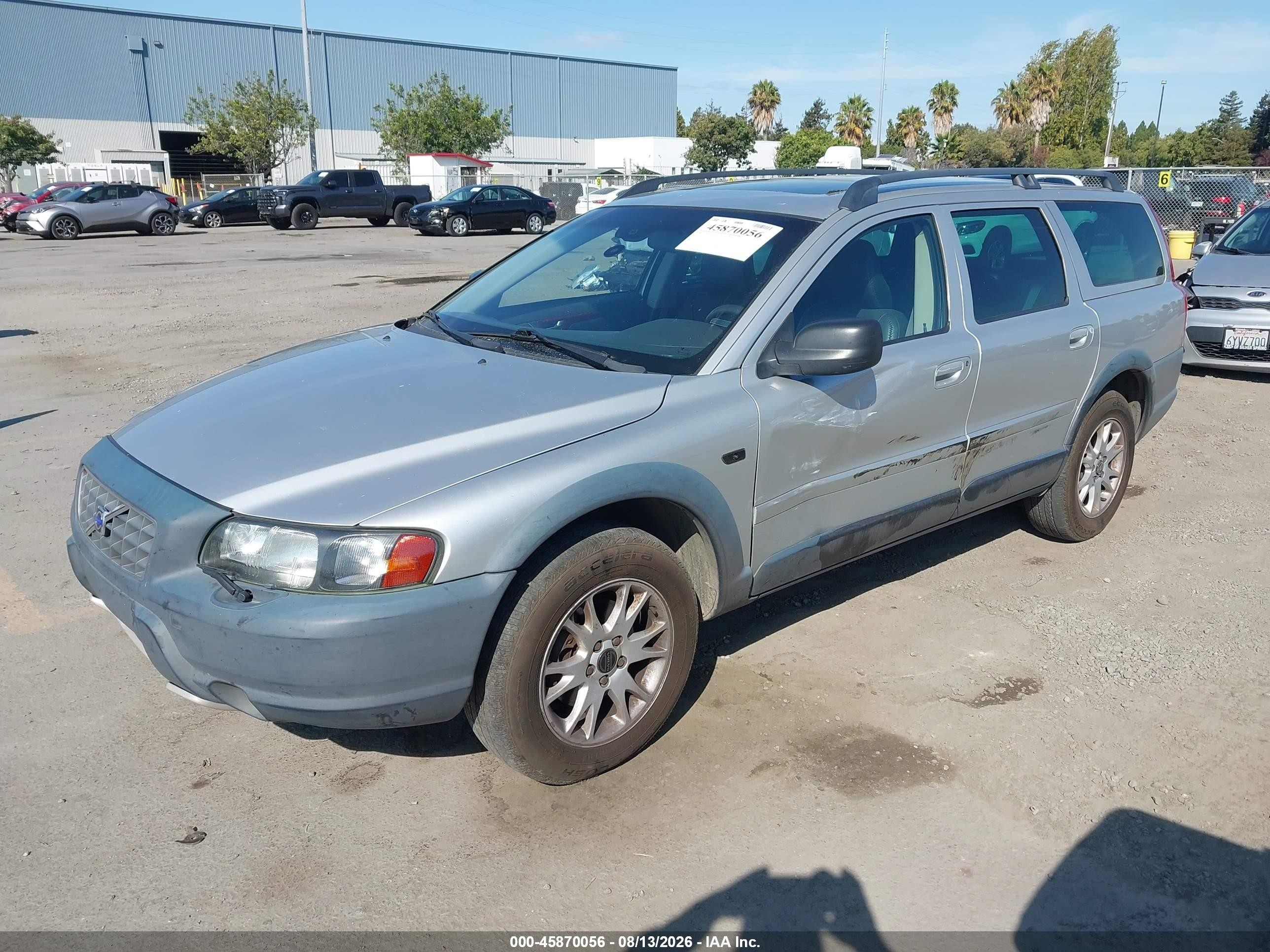 2004 Volvo Xc70 2.5t Silver vin: YV1SZ59HX41137347