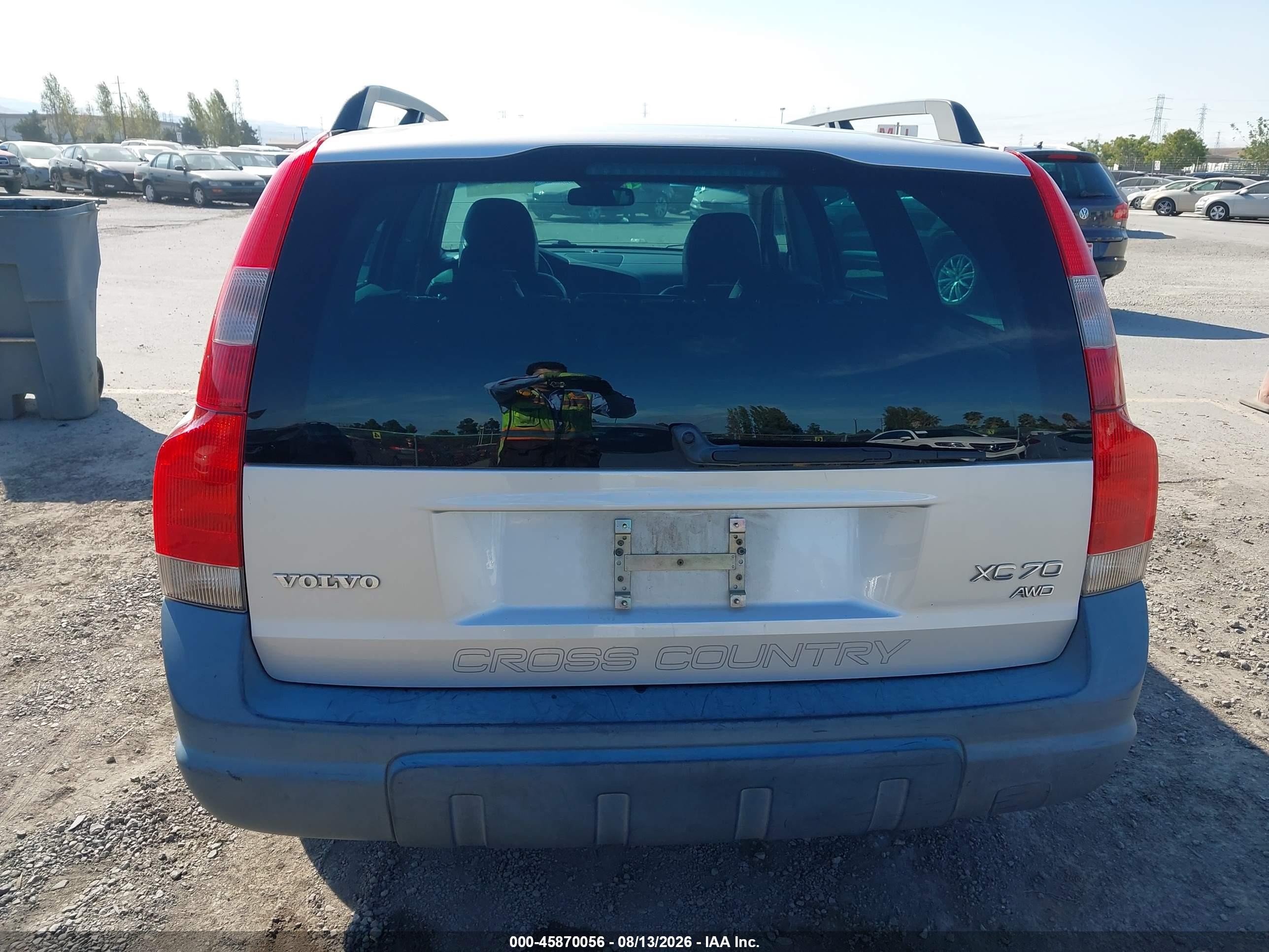 2004 Volvo Xc70 2.5t Silver vin: YV1SZ59HX41137347