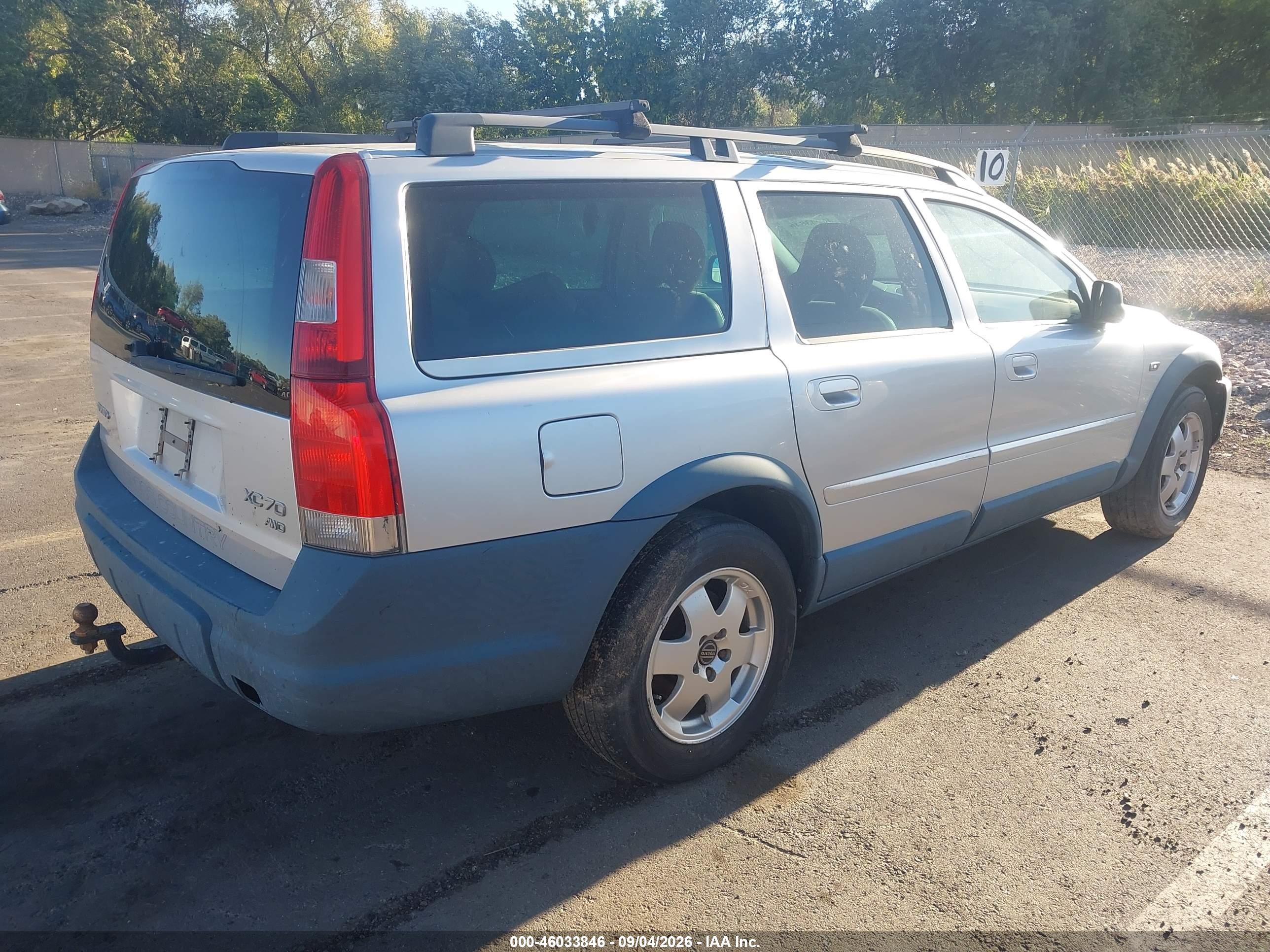 2004 Volvo Xc70 2.5t Silver vin: YV1SZ59HX41148199